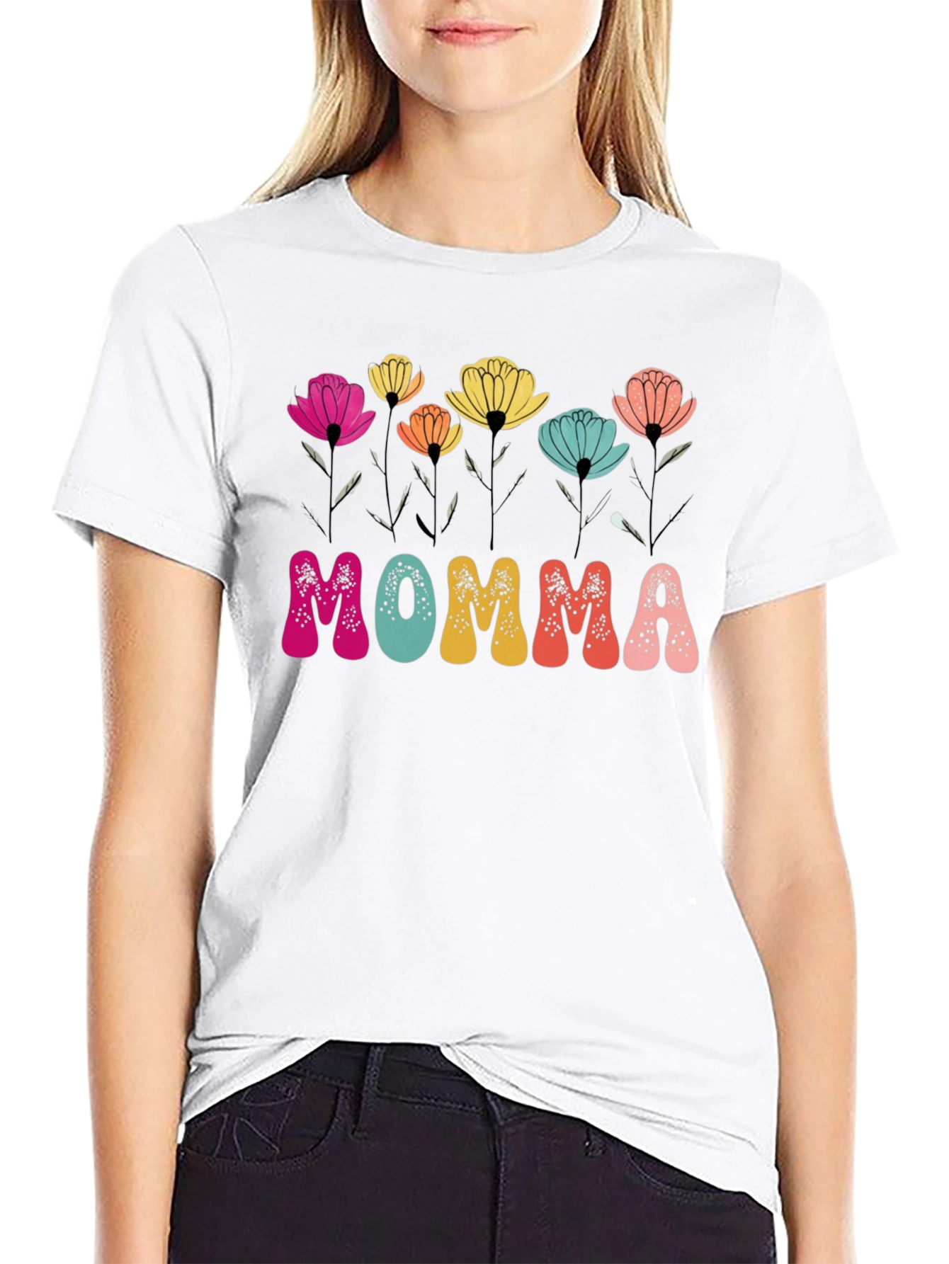 Floral Momma Graphic Tee