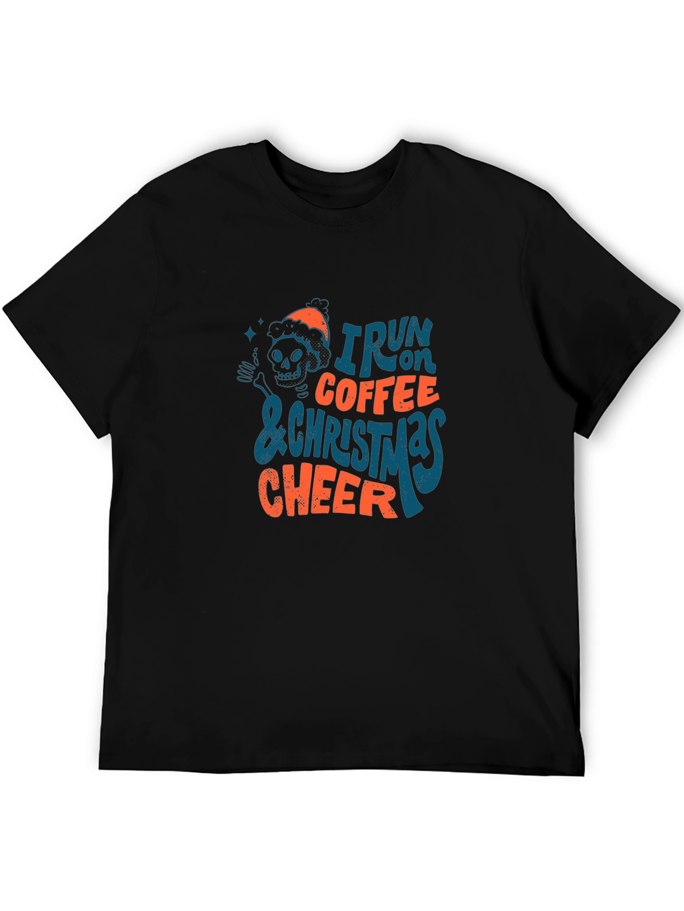 I Run On Coffee & Christmas Cheer T-Shirt