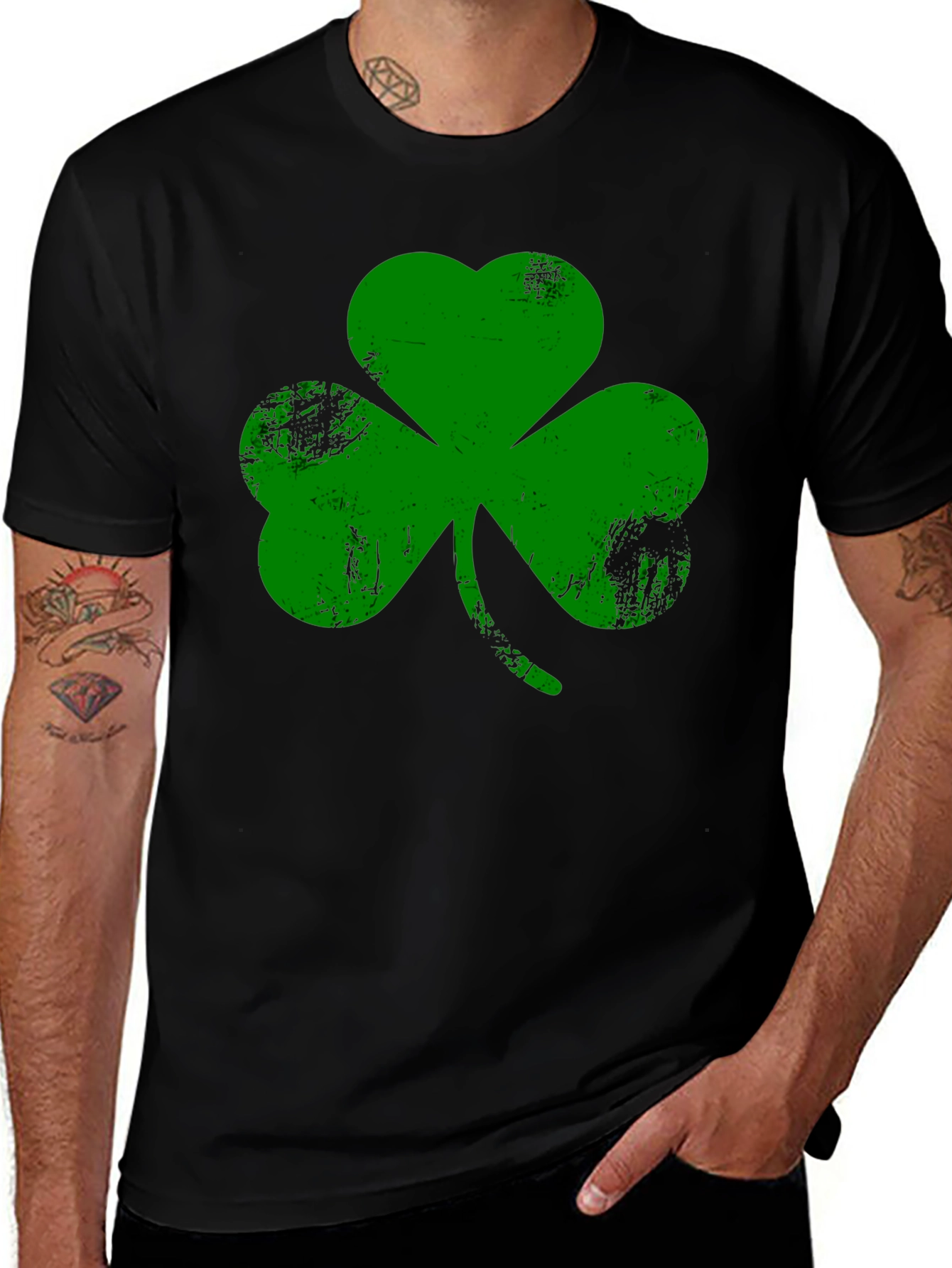Shamrock Graphic T-Shirt - Lucky Irish Tee