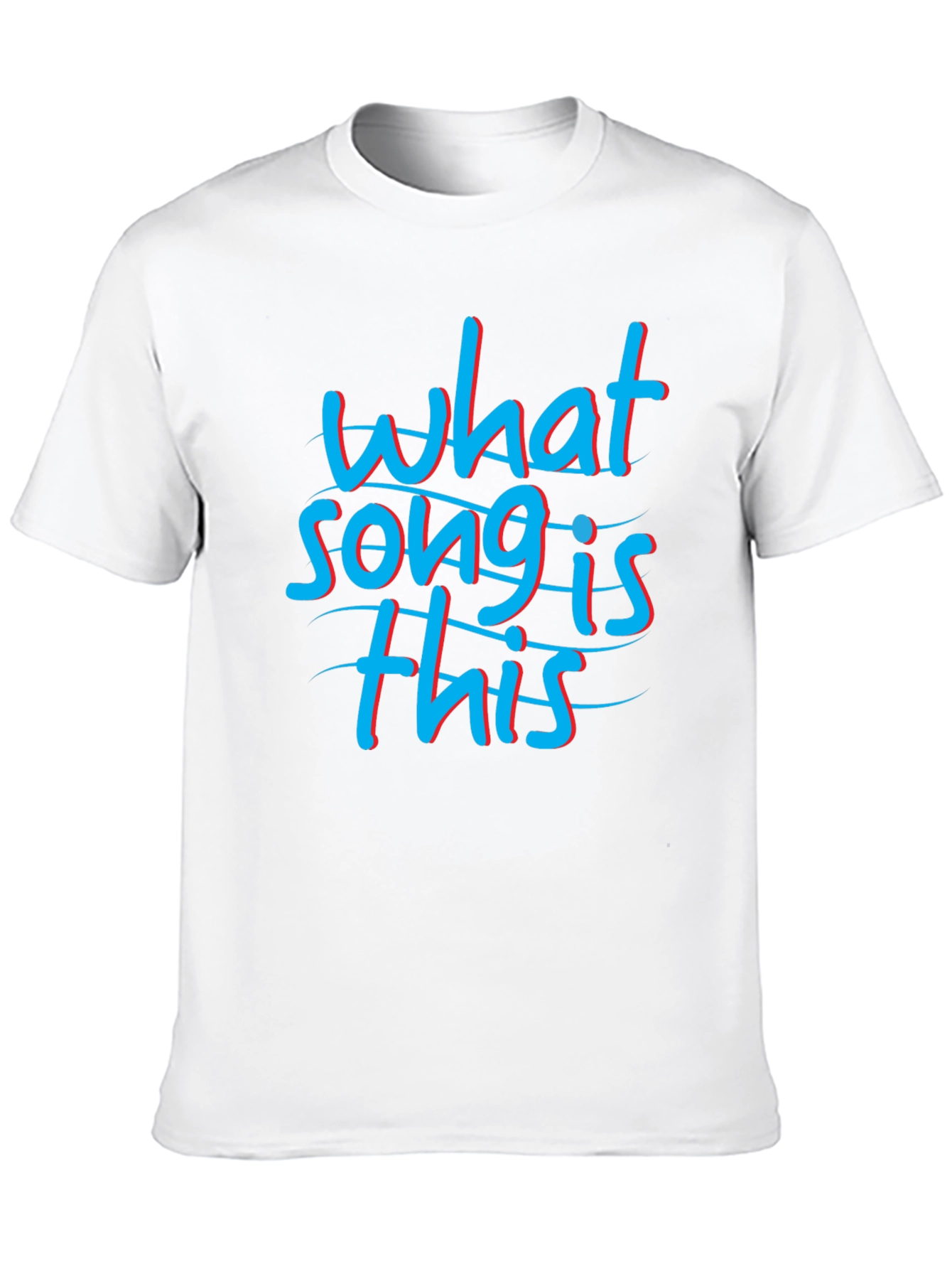 What Song is This Black Graphic Tee Shirt