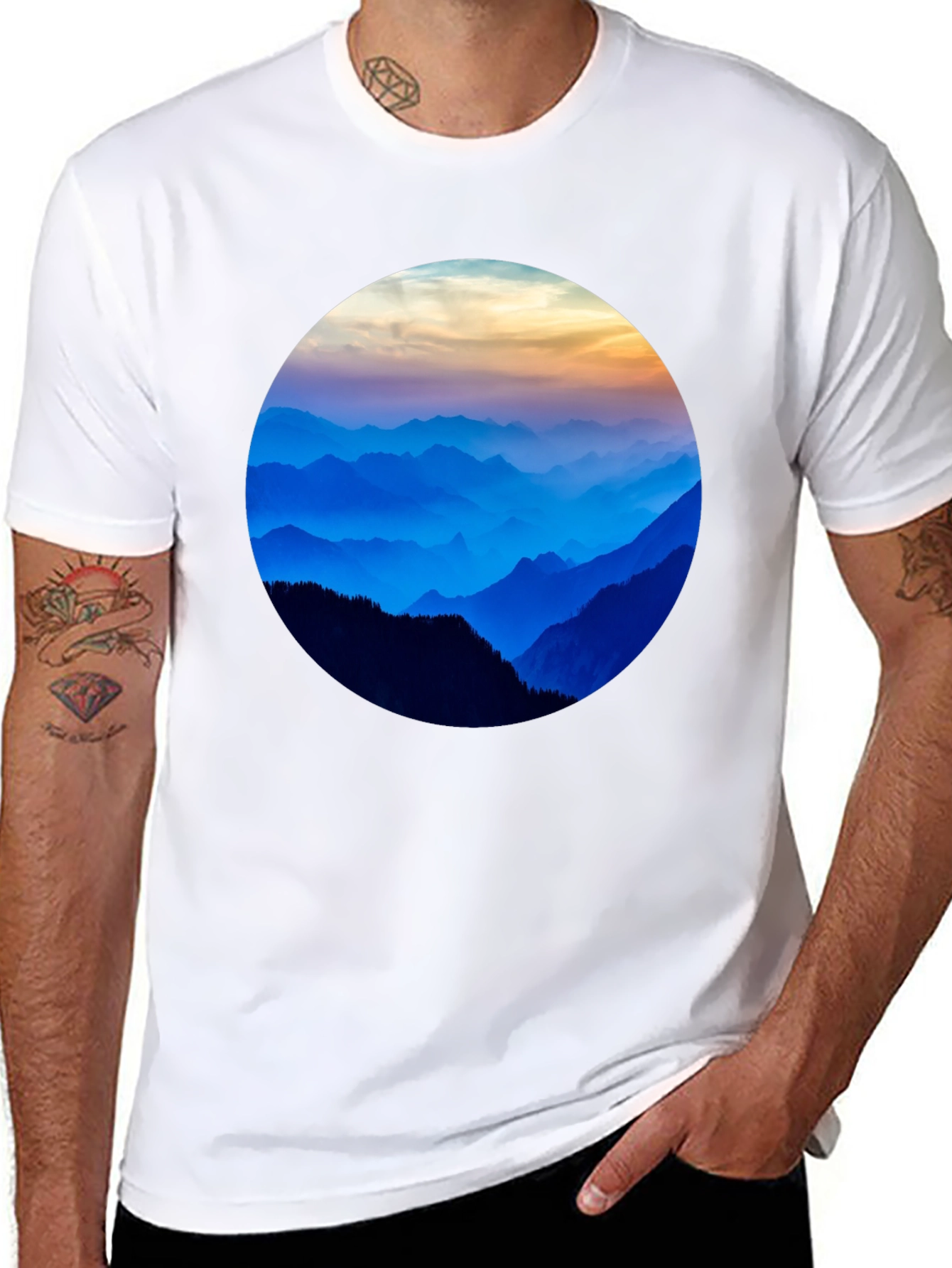 Mountainscape Graphic Tee