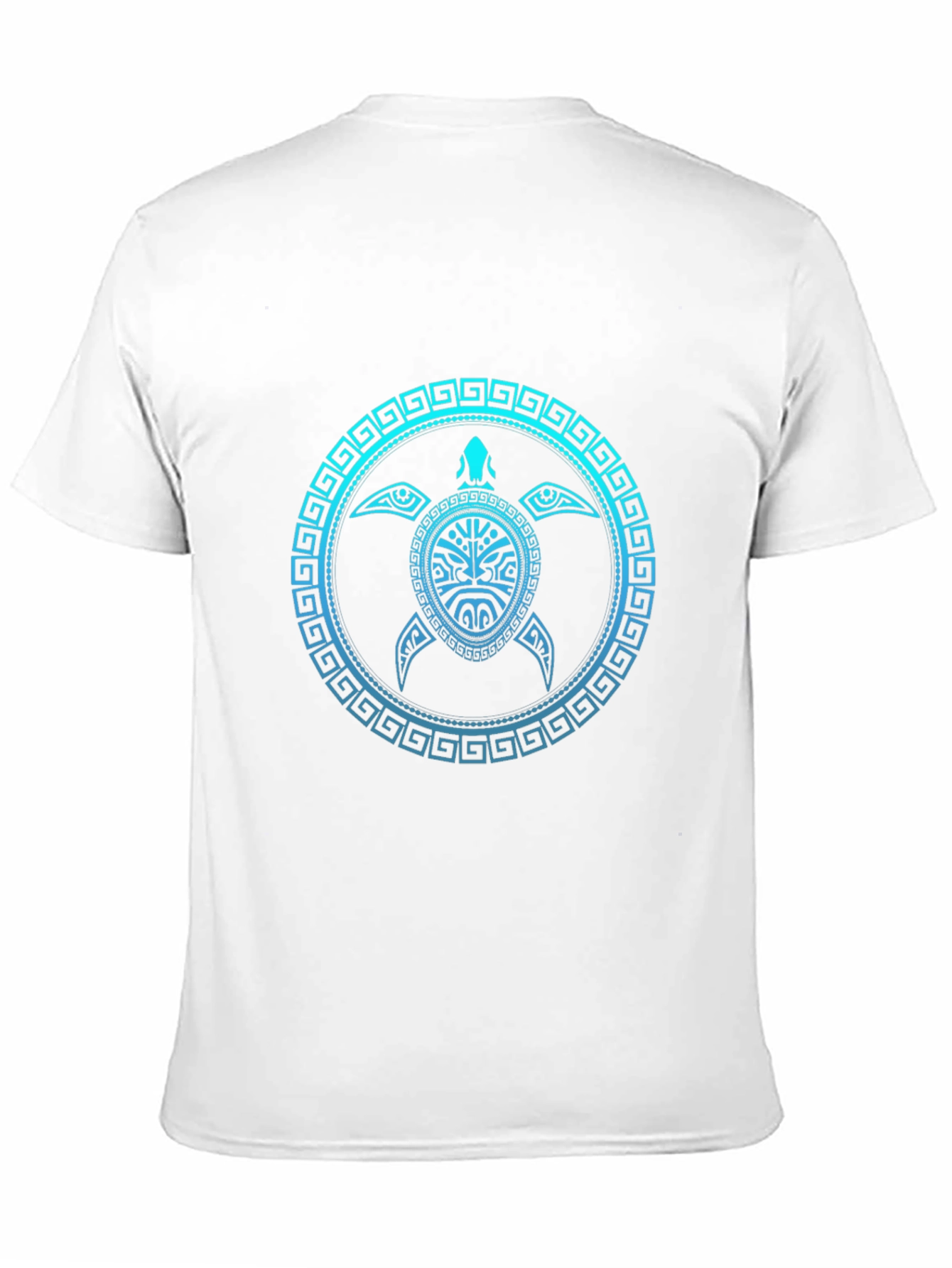 Tribal Turtle Graphic Tee - Mens Black T-Shirt