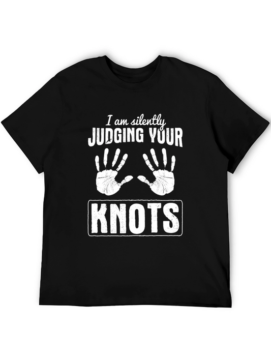Silently Judging Your Knots Funny T-Shirt
