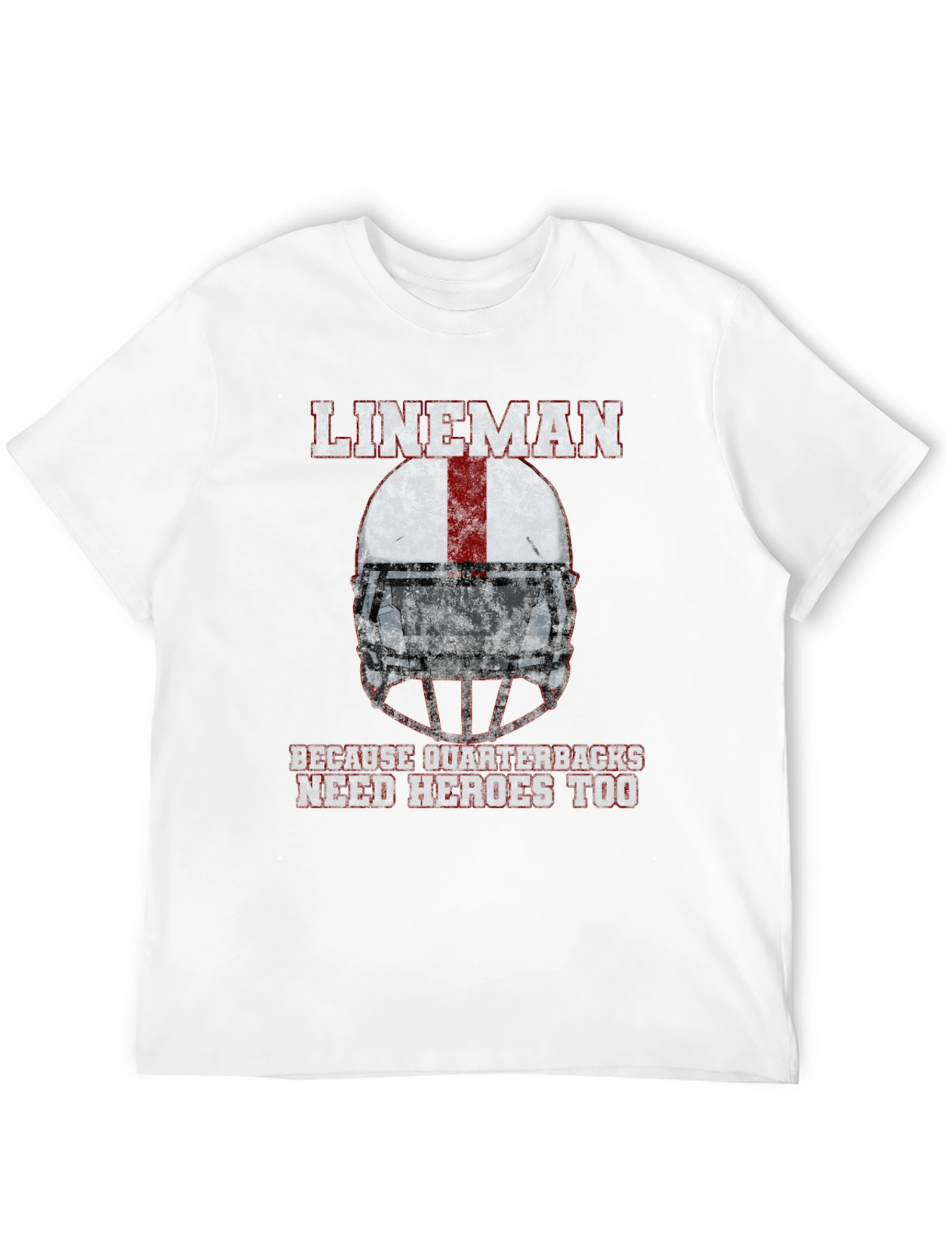 Lineman Heroes Tee - Football Graphic T-Shirt