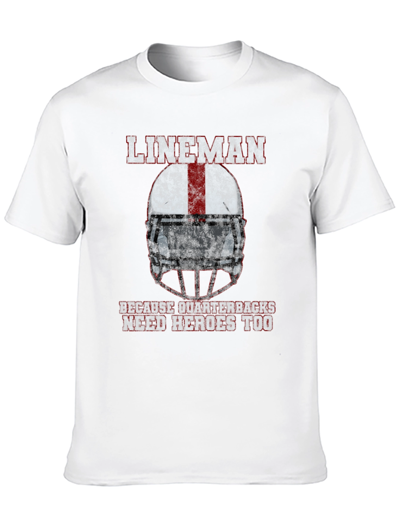 Lineman Heroes Tee - Football Graphic T-Shirt