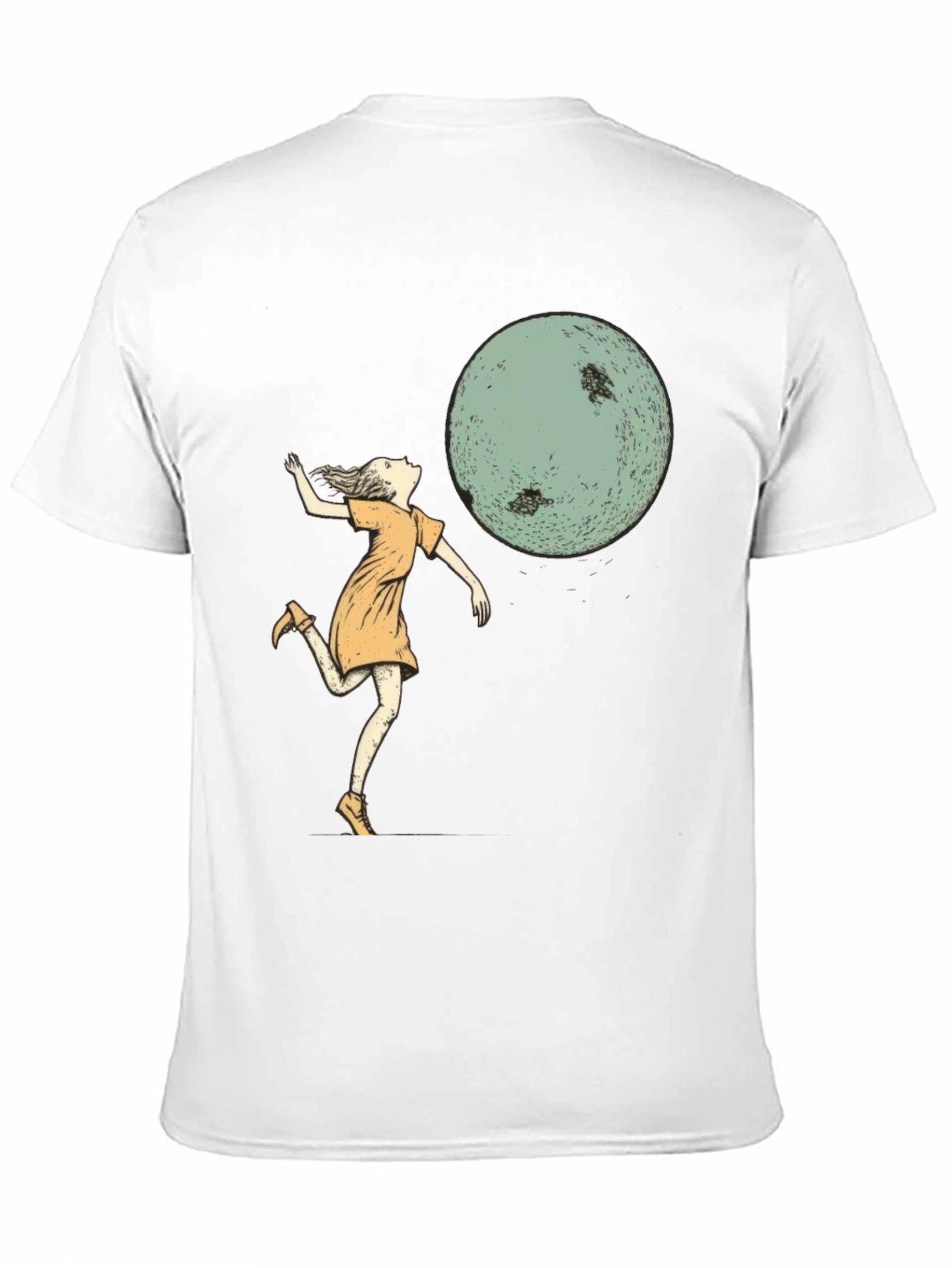 Whimsical Moonlit Dance T-Shirt - Black