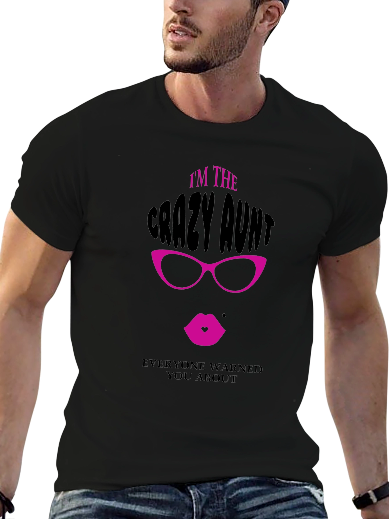 Crazy Aunt Graphic Tee - Fun Novelty T-Shirt