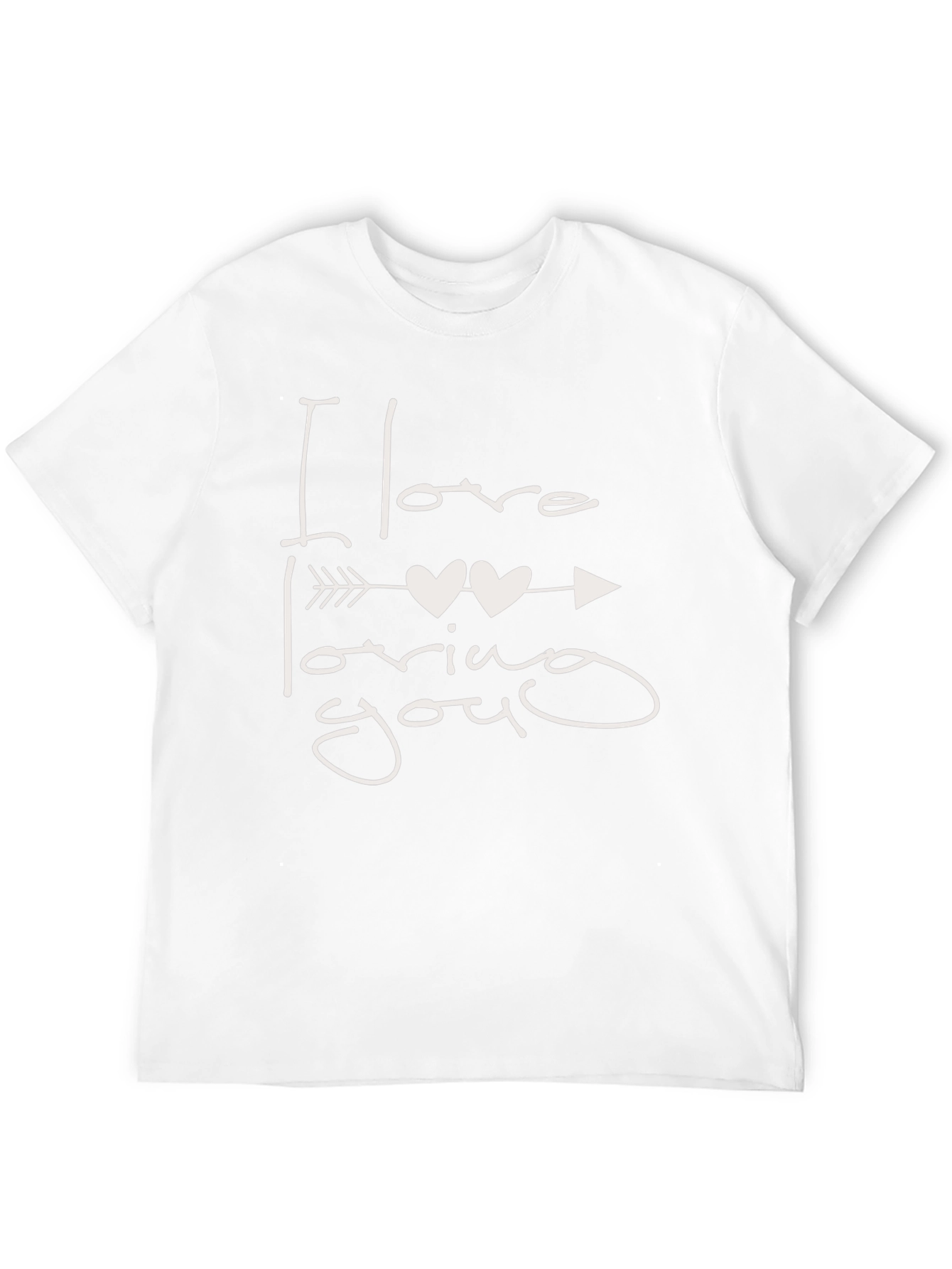 I Love Loving You Black T-Shirt