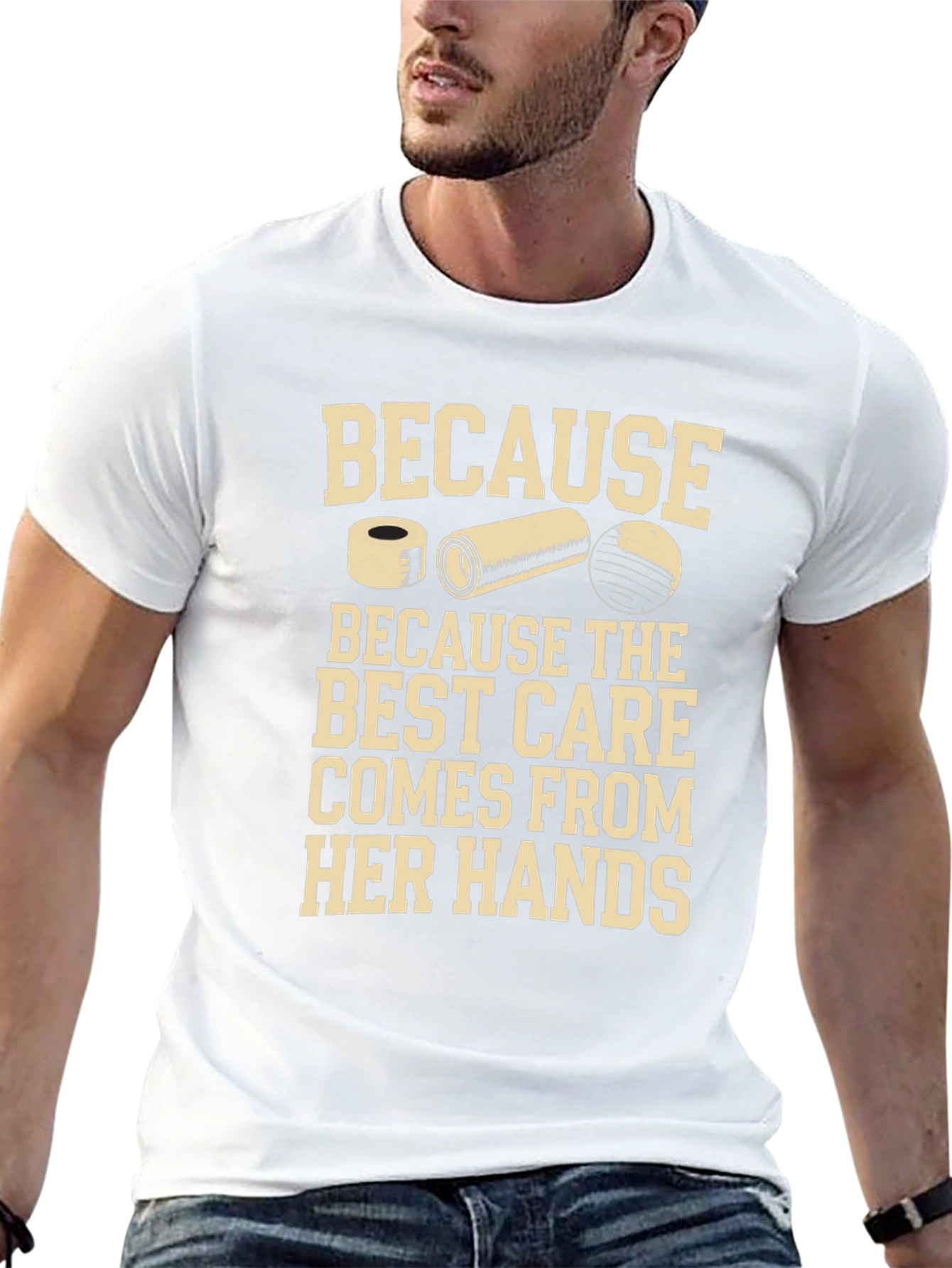 Best Care From Her Hands T-Shirt - Physical Therapist