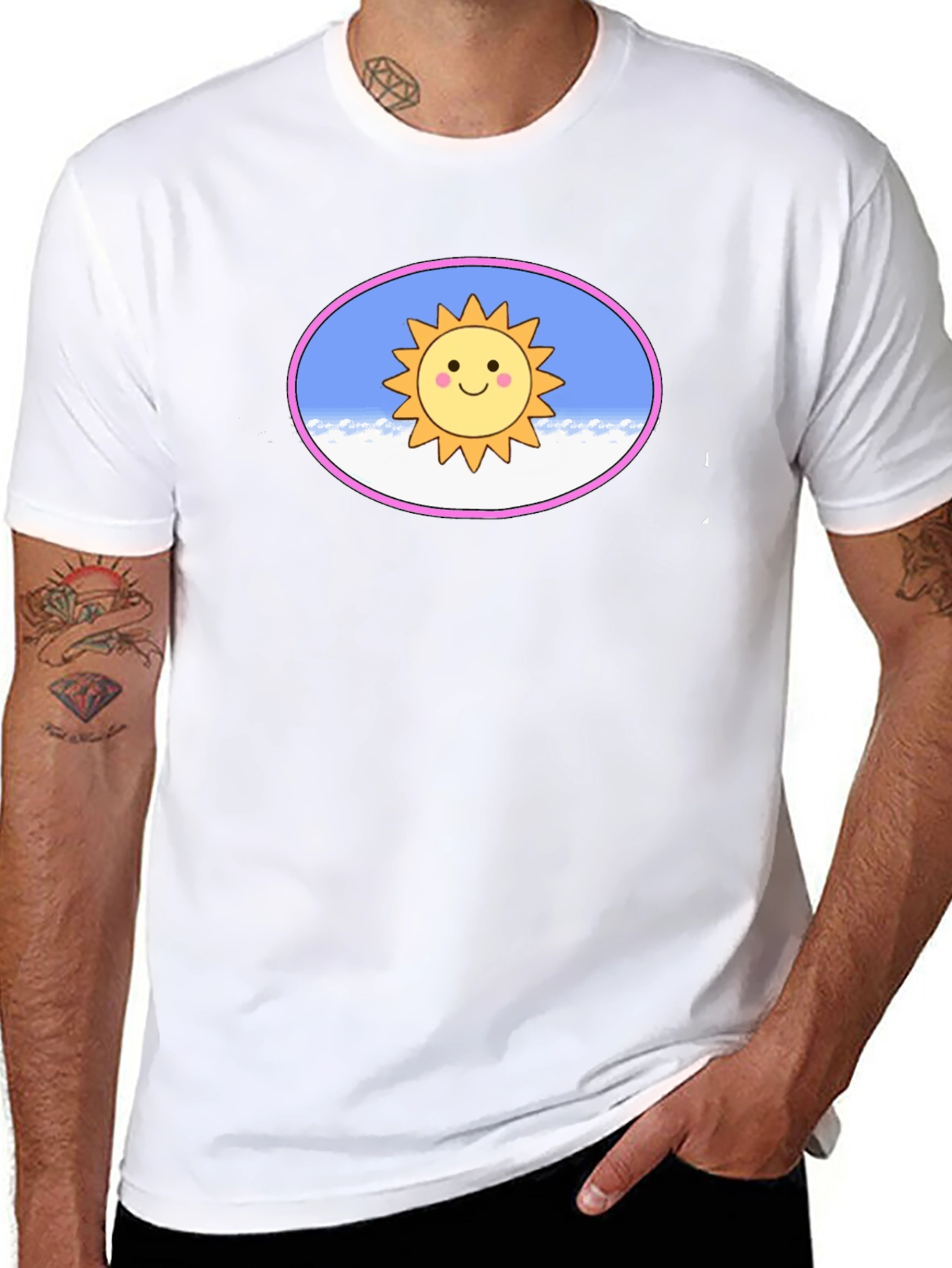 Sunny Day Graphic Tee - Soft Cotton Comfort