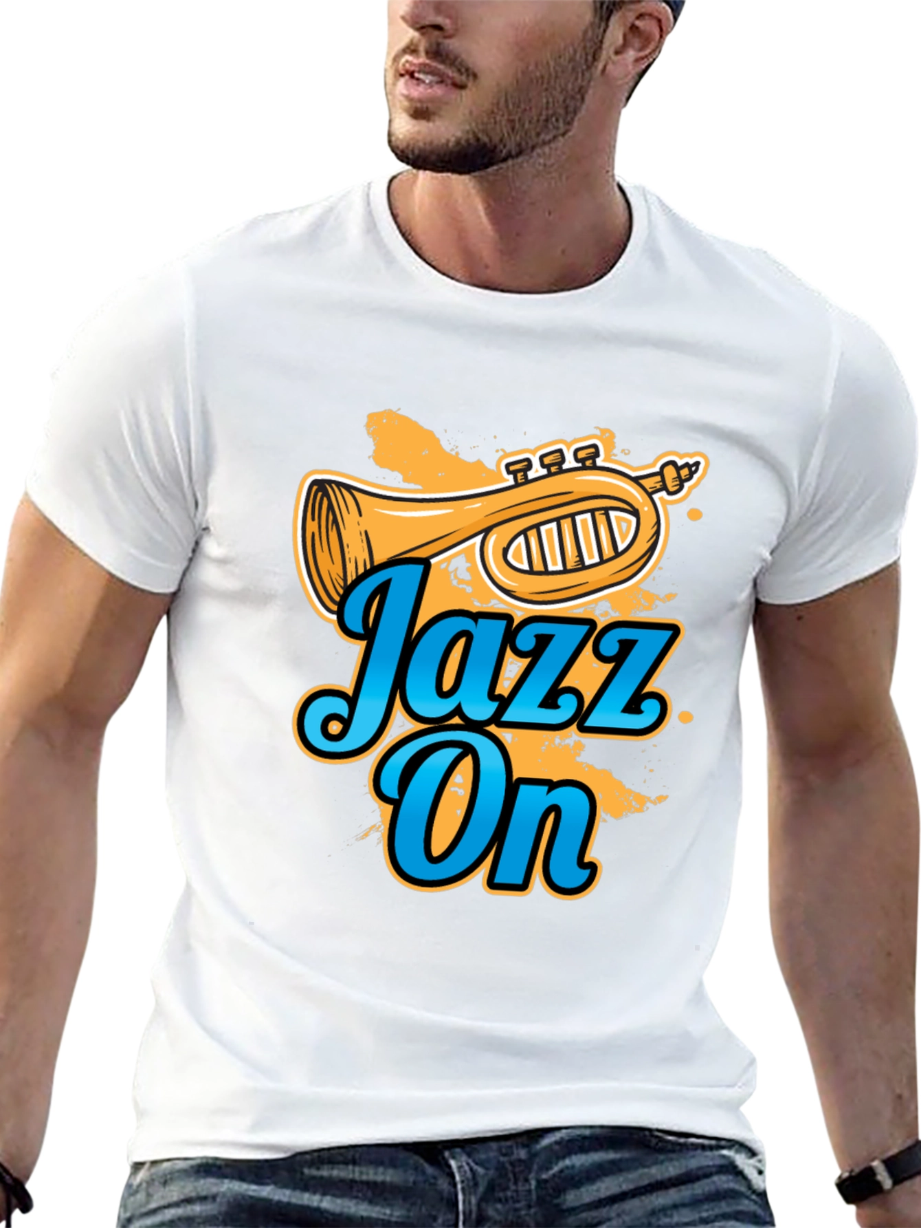 Jazz On Graphic T-Shirt - Music Lover Tee