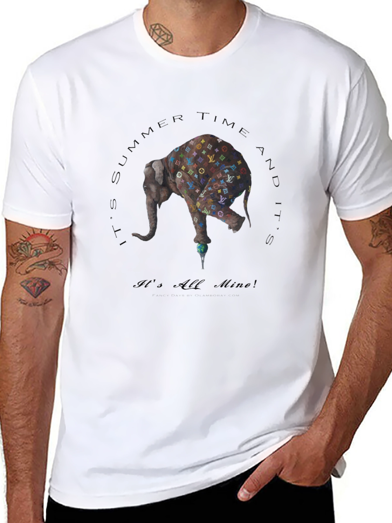 Elephant Its All Mine Graphic T-Shirt