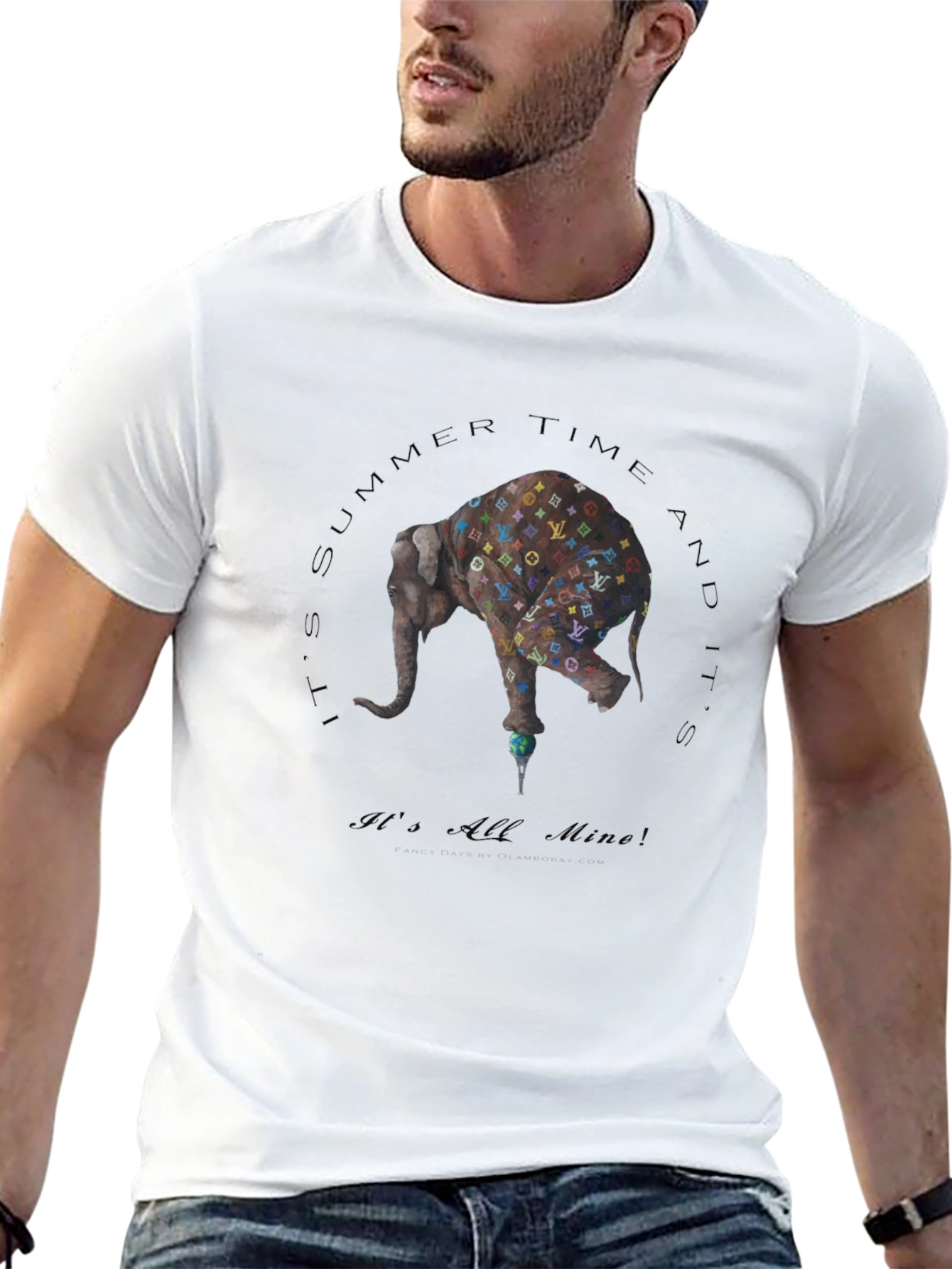 Elephant Its All Mine Graphic T-Shirt