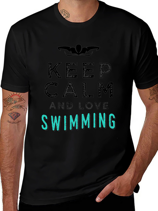 Keep Calm and Love Swimming T-Shirt