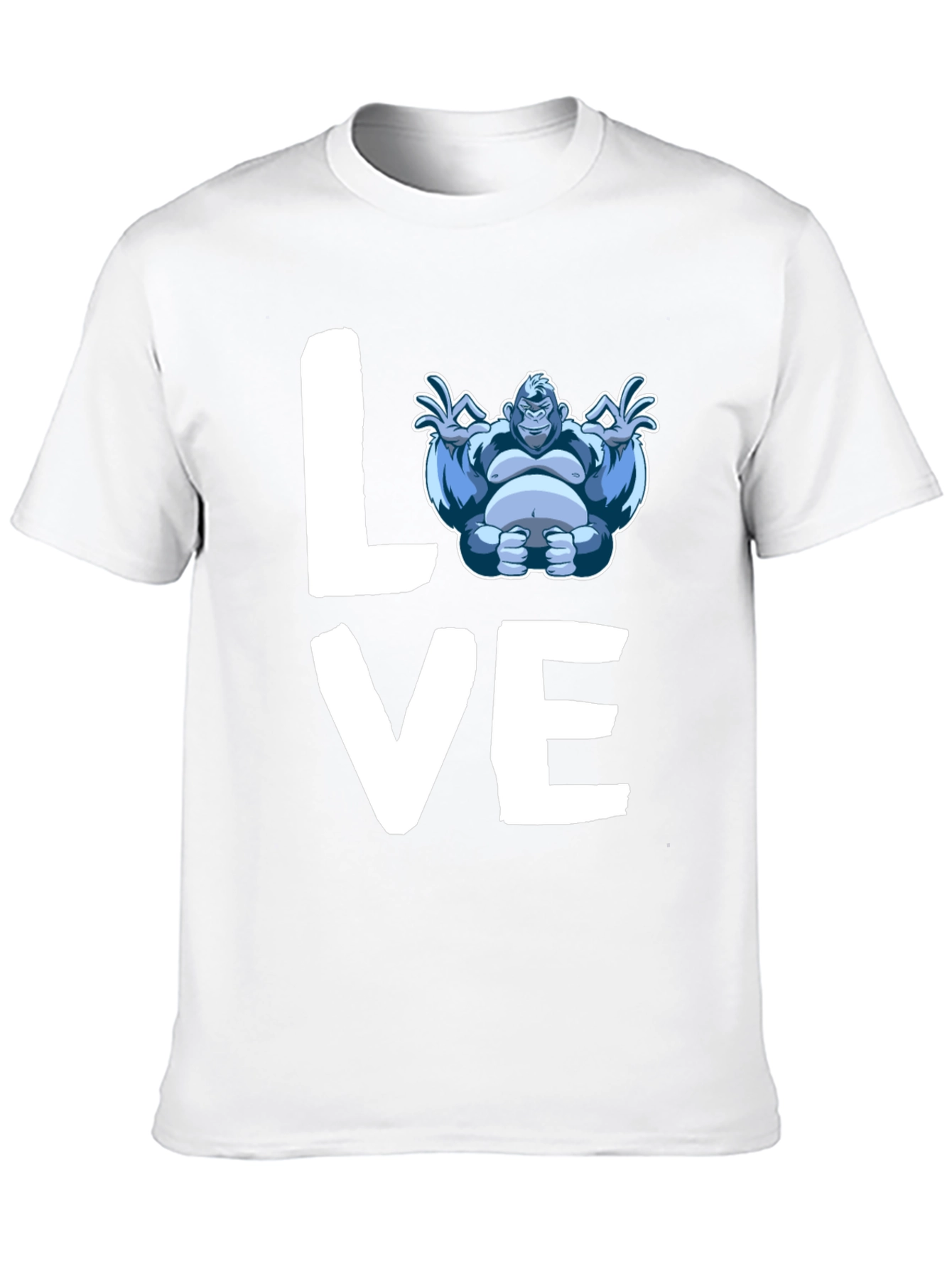 Love Gorilla T-Shirt - Black