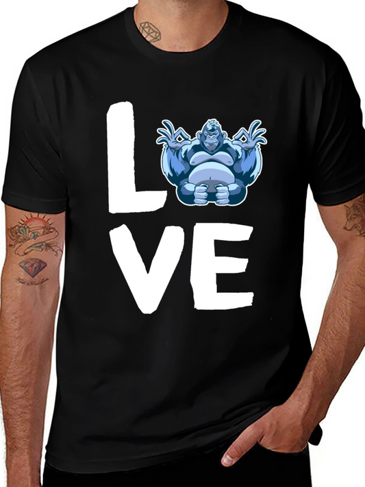Love Gorilla T-Shirt - Black