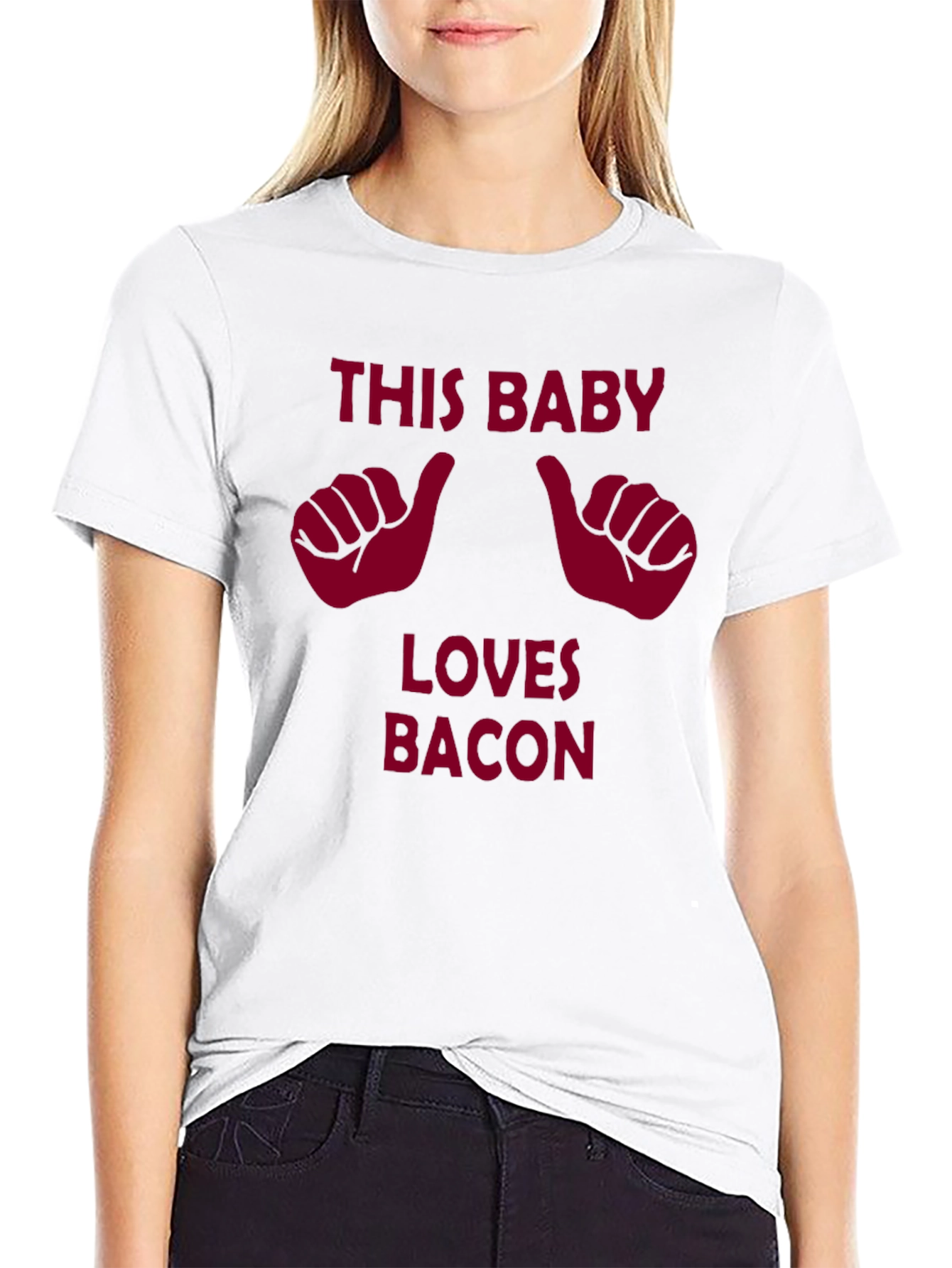 This Baby Loves Bacon Graphic Tee