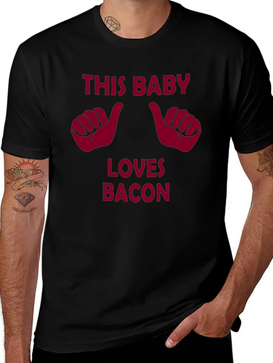 This Baby Loves Bacon Graphic Tee