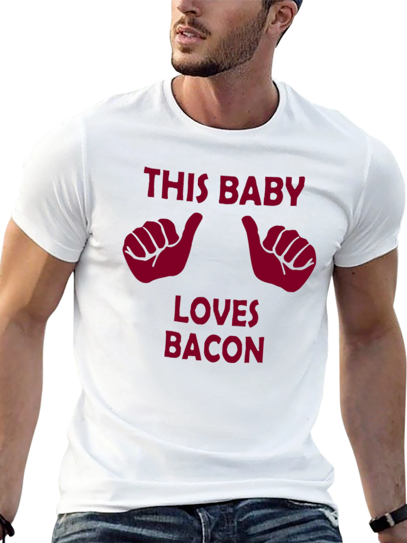 This Baby Loves Bacon Graphic Tee