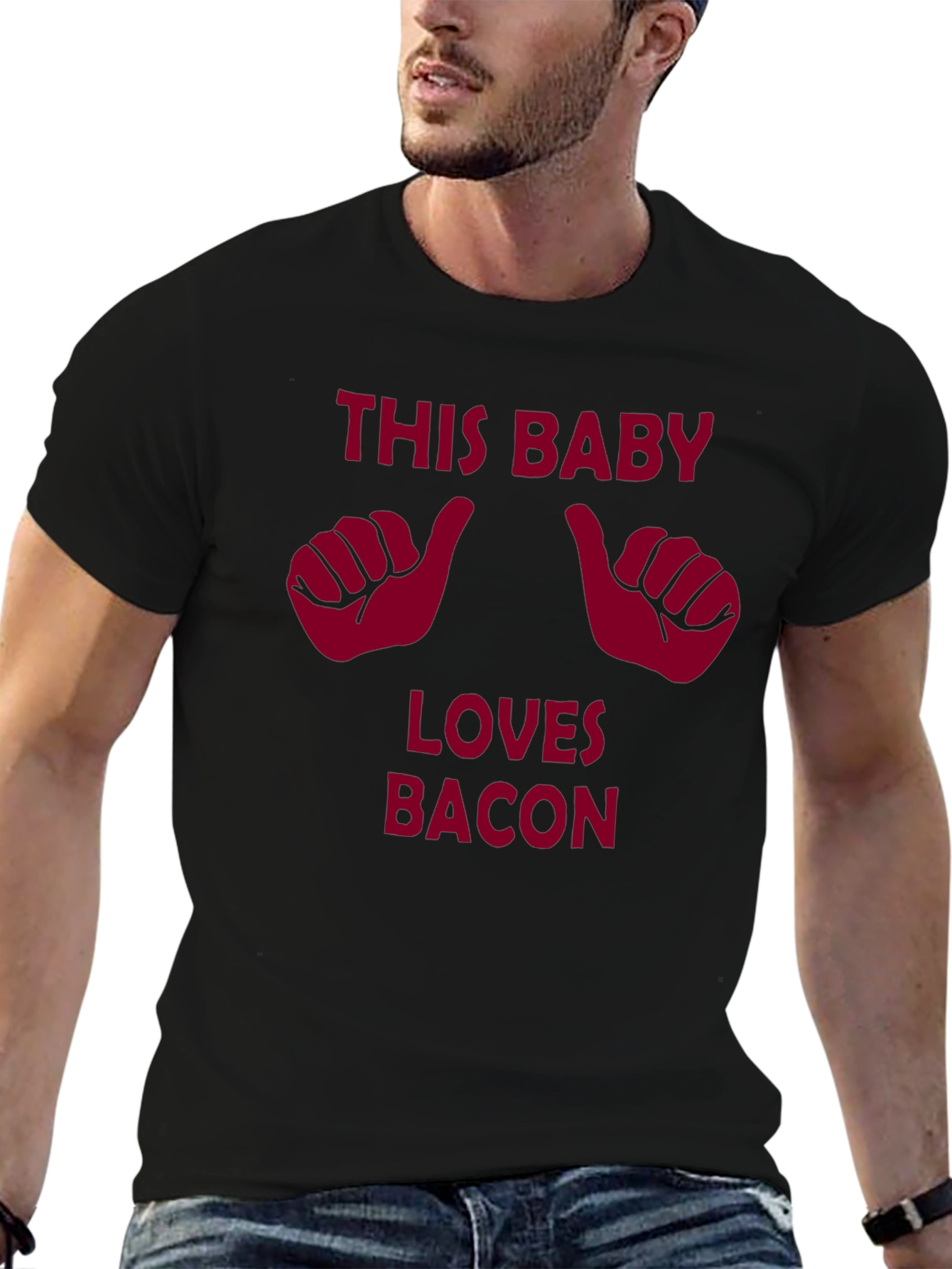This Baby Loves Bacon Graphic Tee