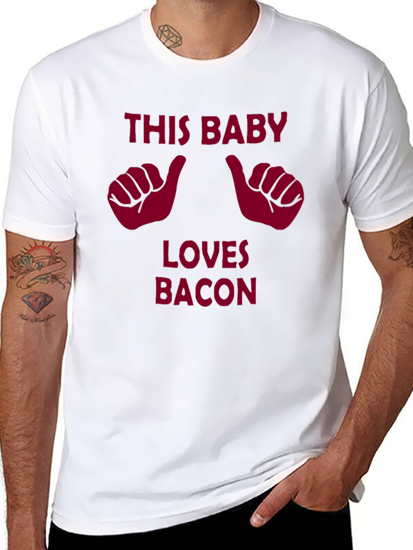 This Baby Loves Bacon Graphic Tee