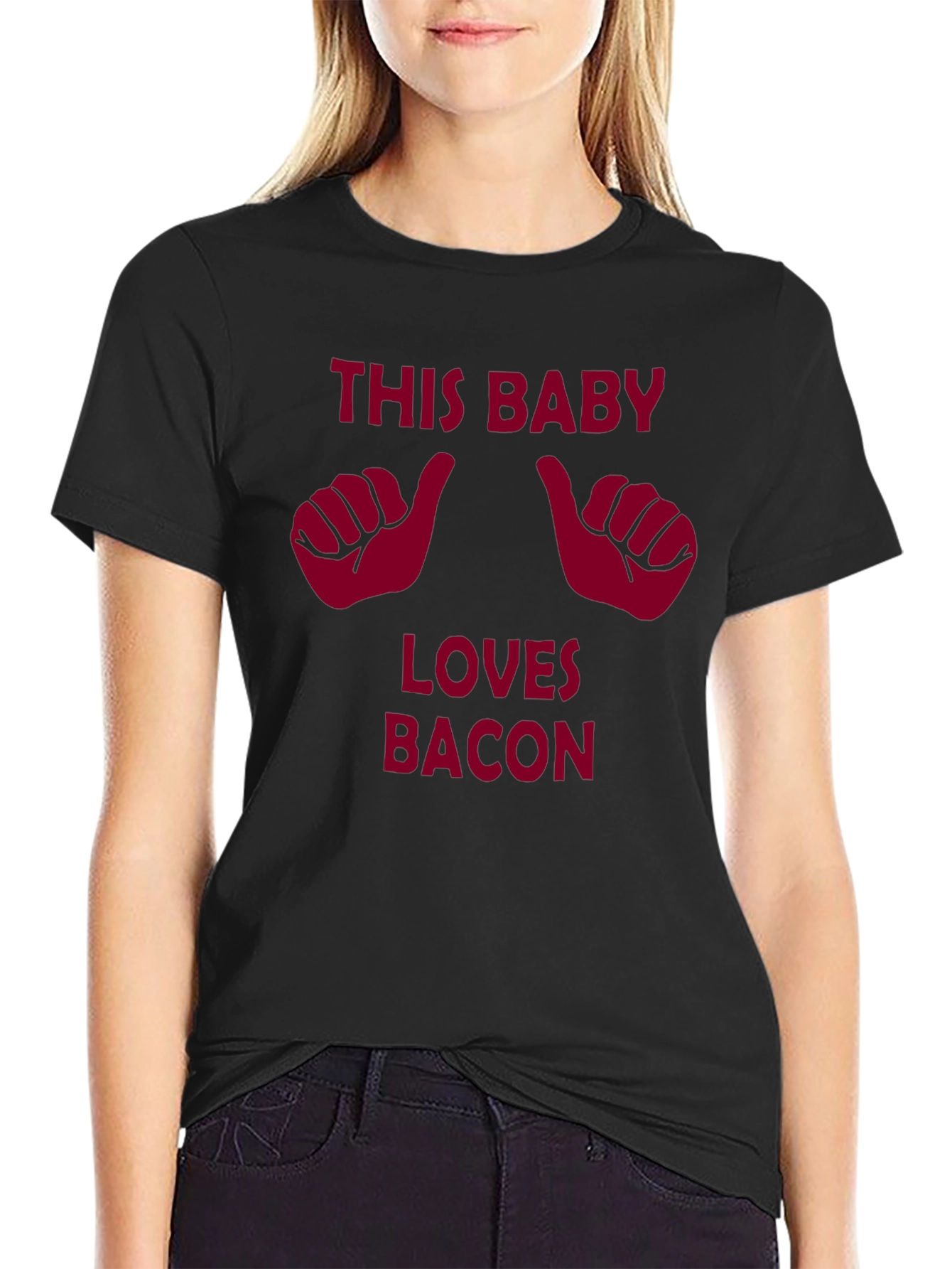 This Baby Loves Bacon Graphic Tee
