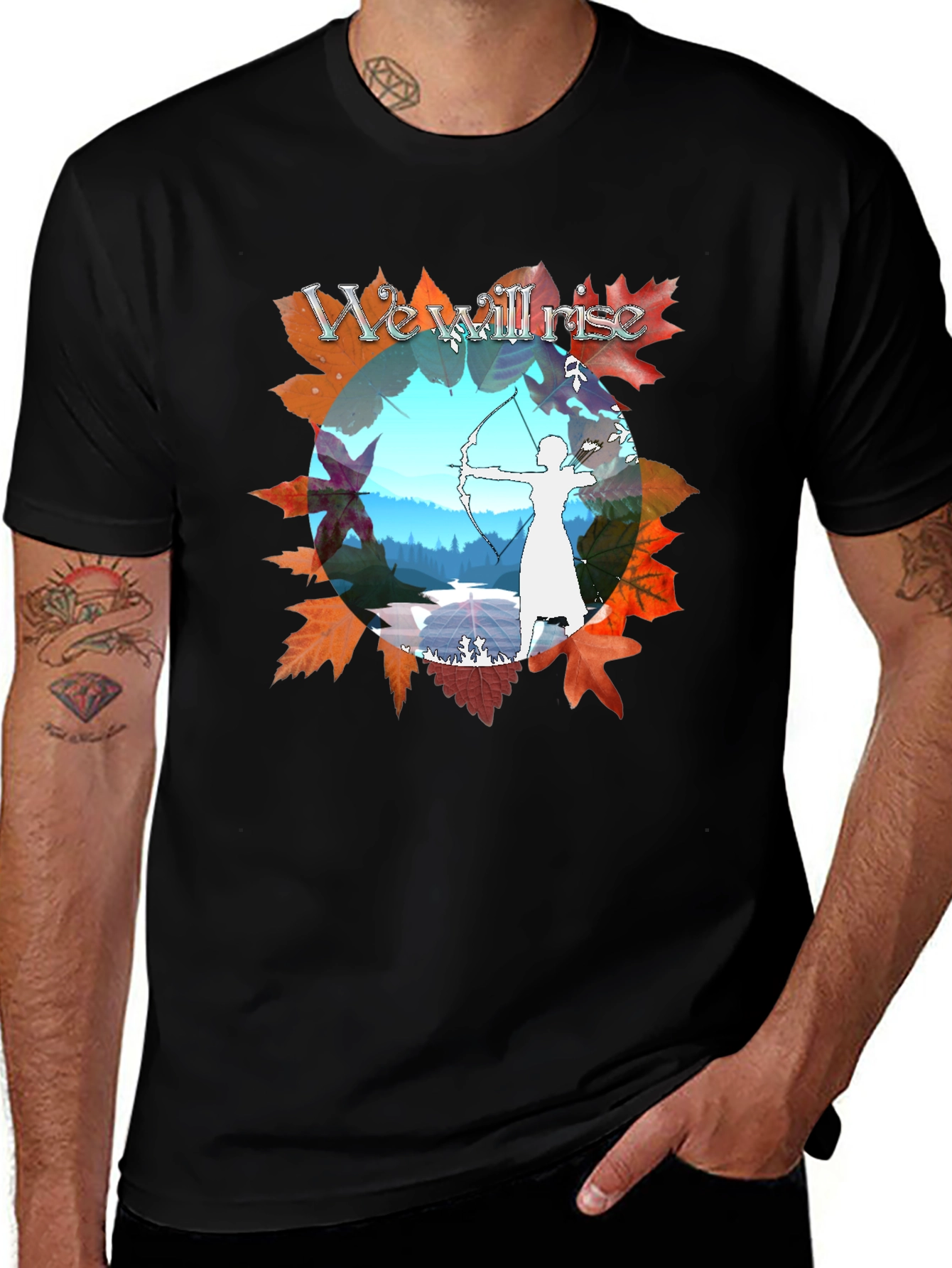 We Will Rise Archer Graphic T-Shirt