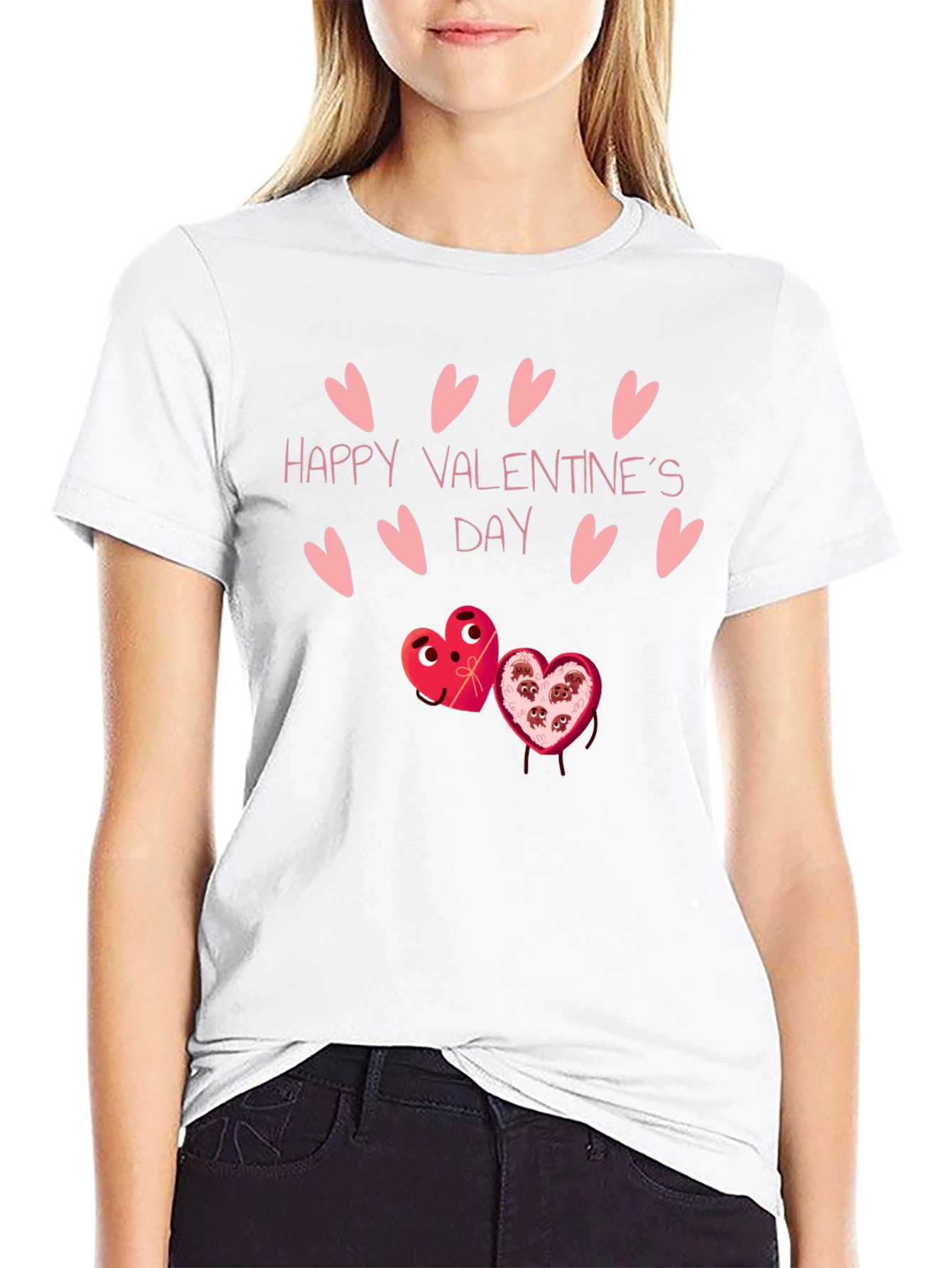 Happy Valentines Day T-Shirt - Heart Candy