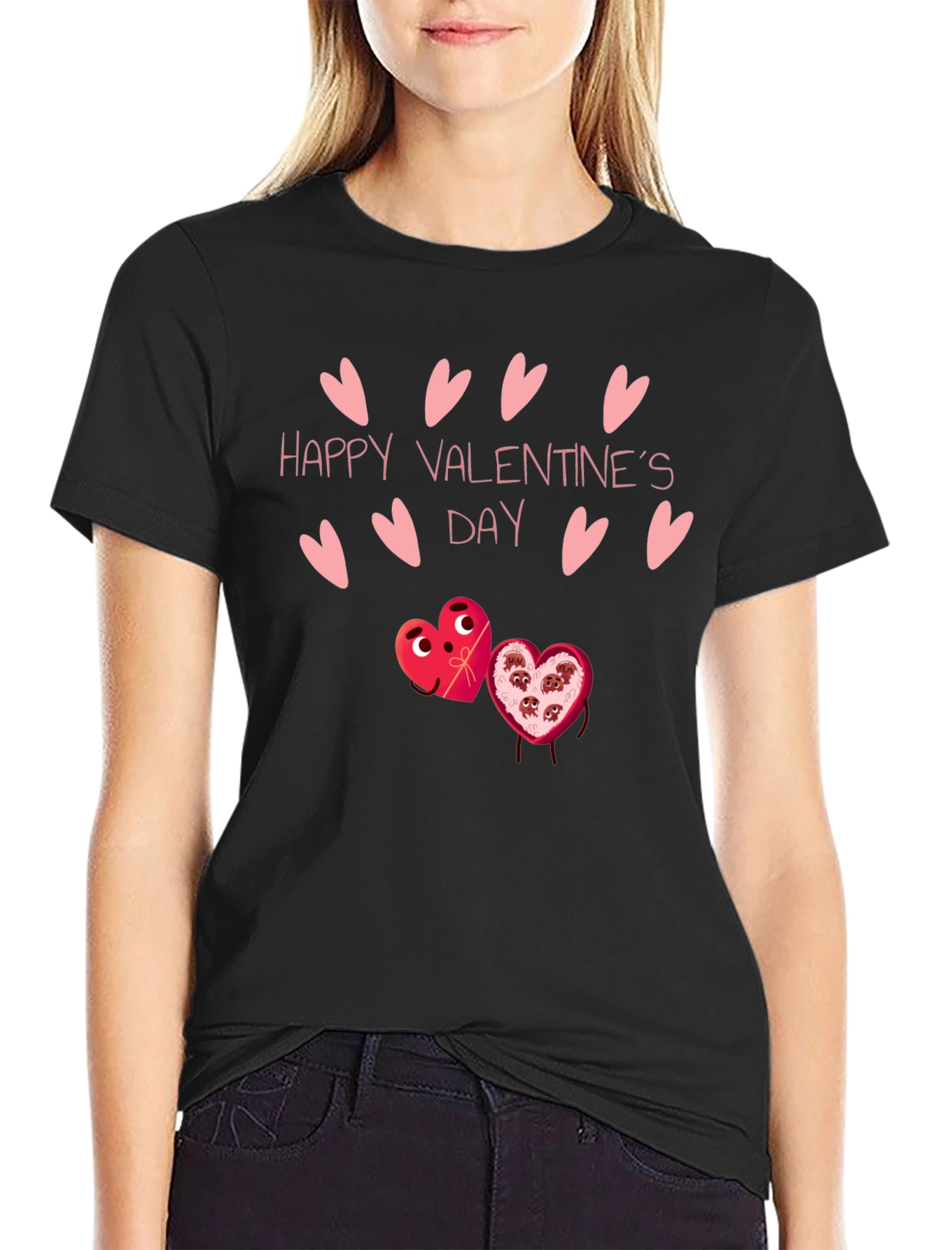 Happy Valentines Day T-Shirt - Heart Candy