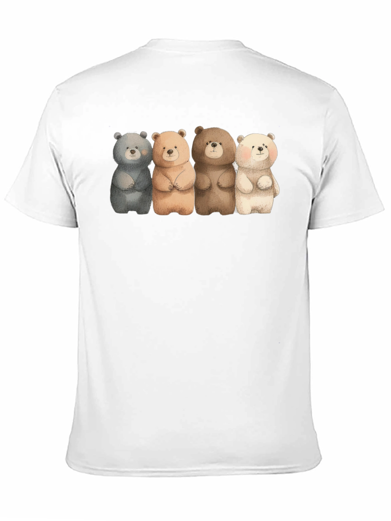 Cute Bears T-Shirt - Unique Design Soft Cotton