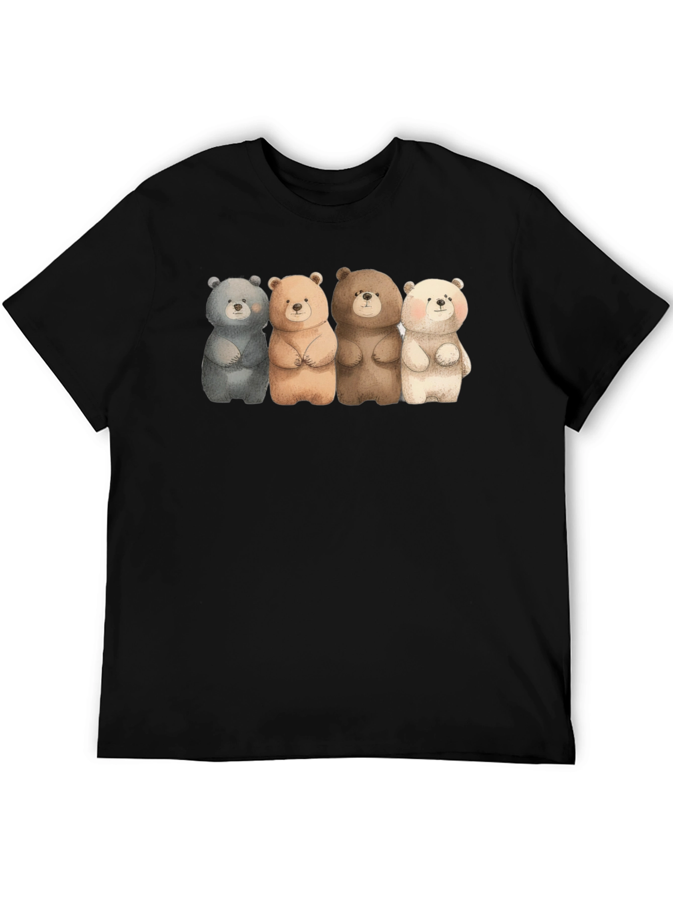 Cute Bears T-Shirt - Unique Design Soft Cotton
