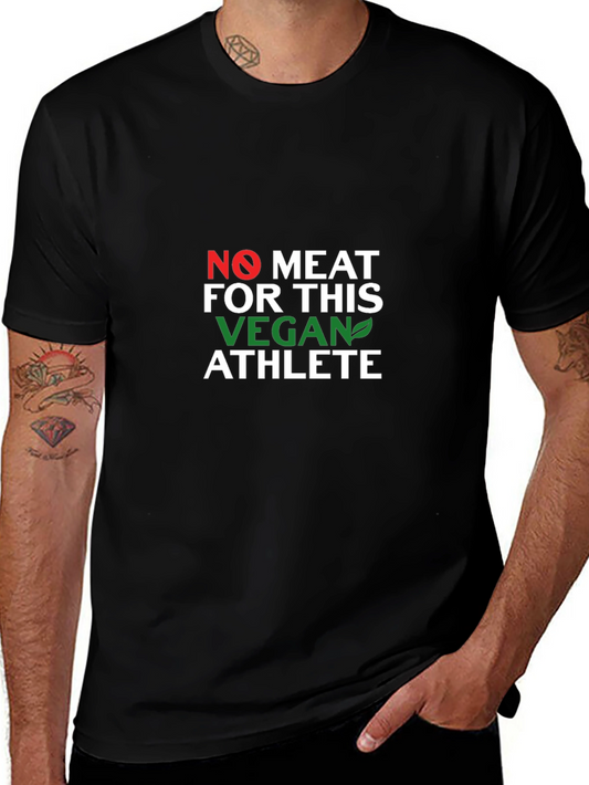 Vegan Athlete T-Shirt - No Meat for This Vegan!