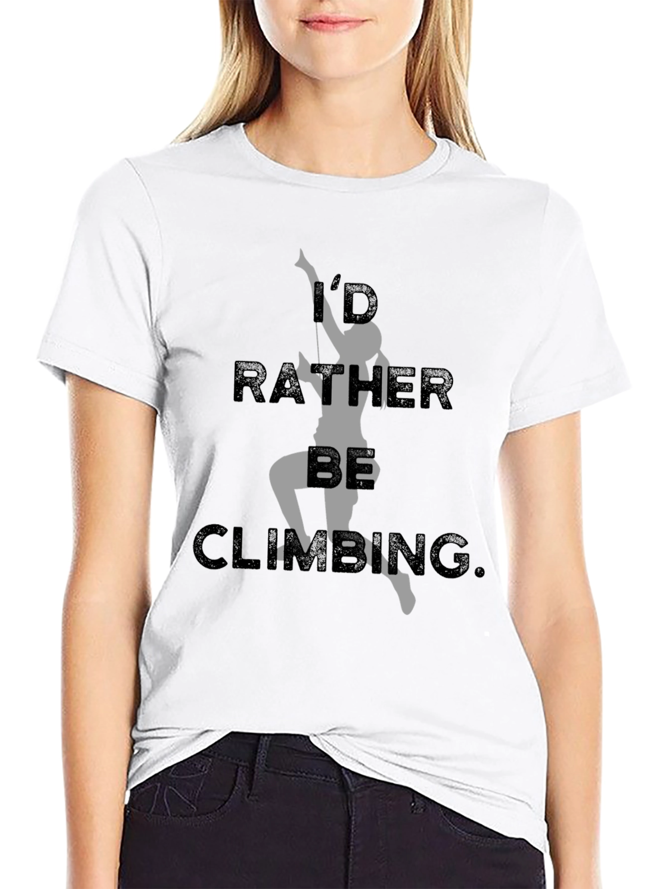 Climbing Enthusiast Tee - Id Rather Be Climbing