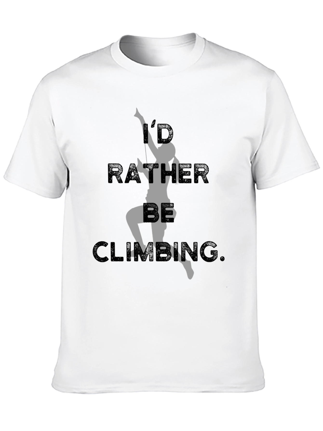 Climbing Enthusiast Tee - Id Rather Be Climbing