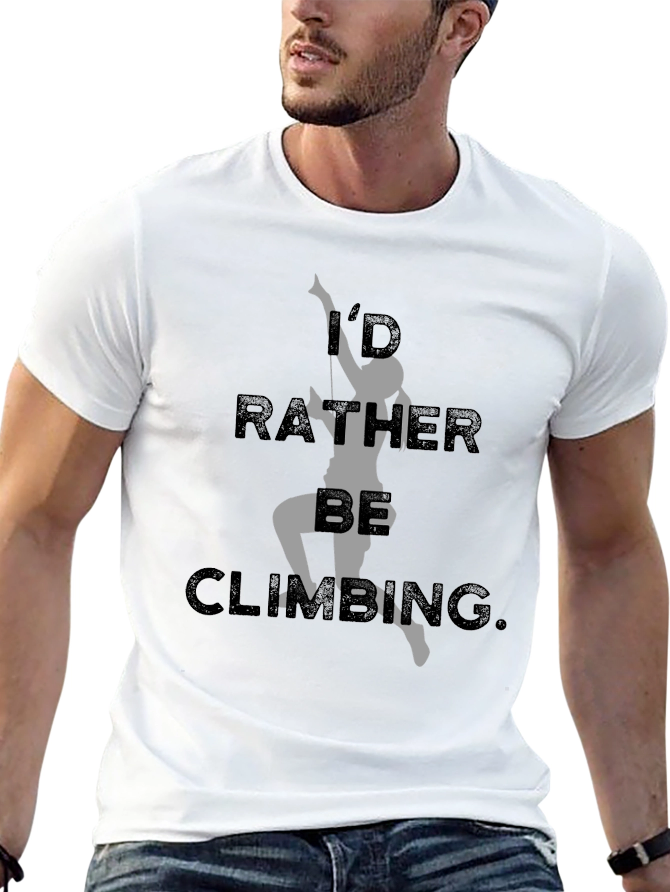 Climbing Enthusiast Tee - Id Rather Be Climbing