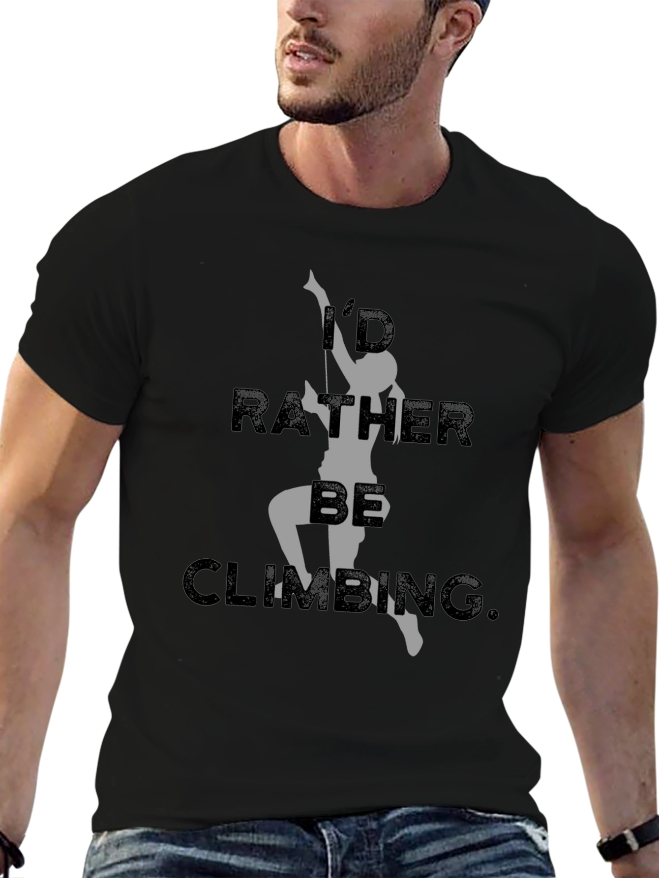 Climbing Enthusiast Tee - Id Rather Be Climbing