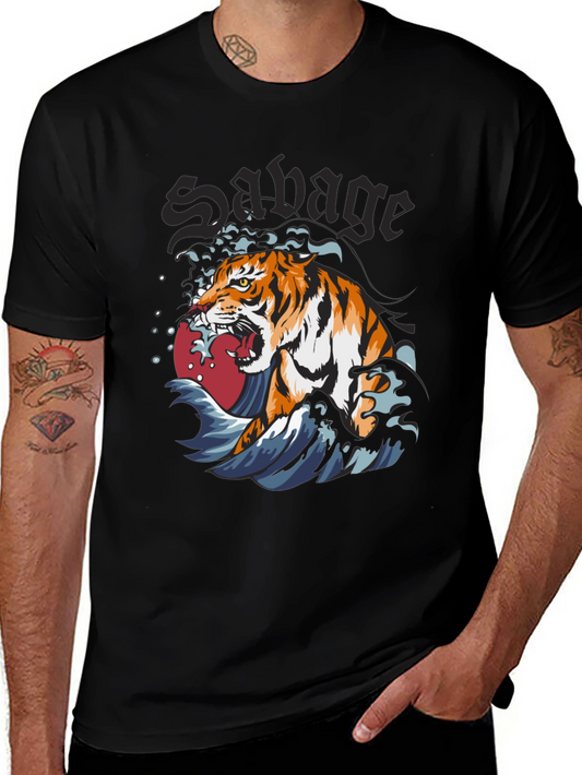 Savage Tiger Graphic Tee