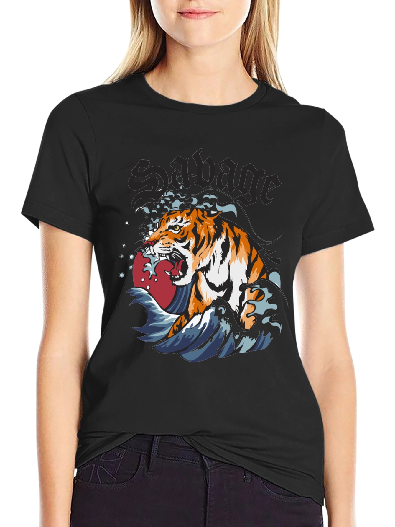 Savage Tiger Graphic Tee