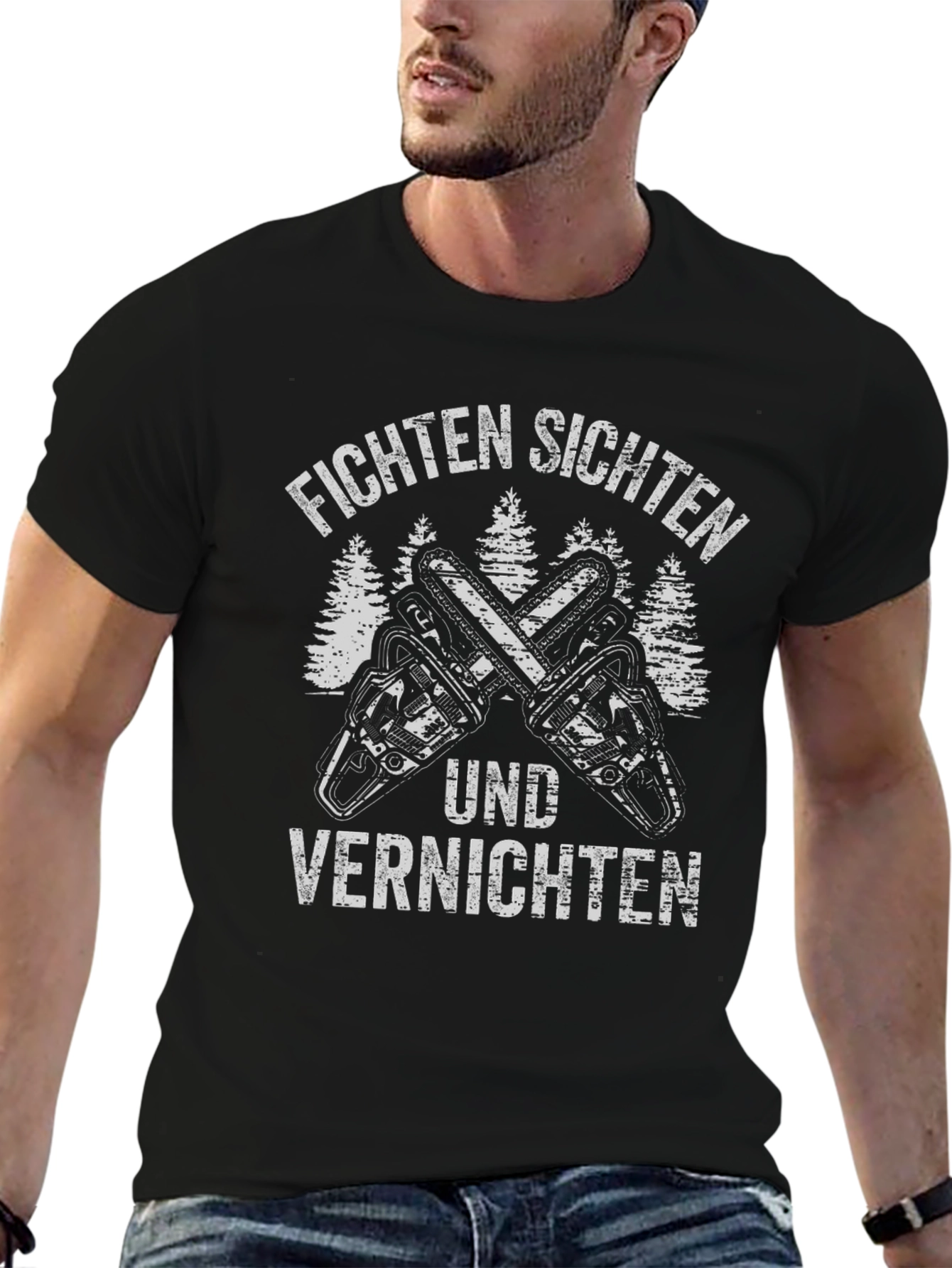 Fichten Sichten Chainsaw T-Shirt