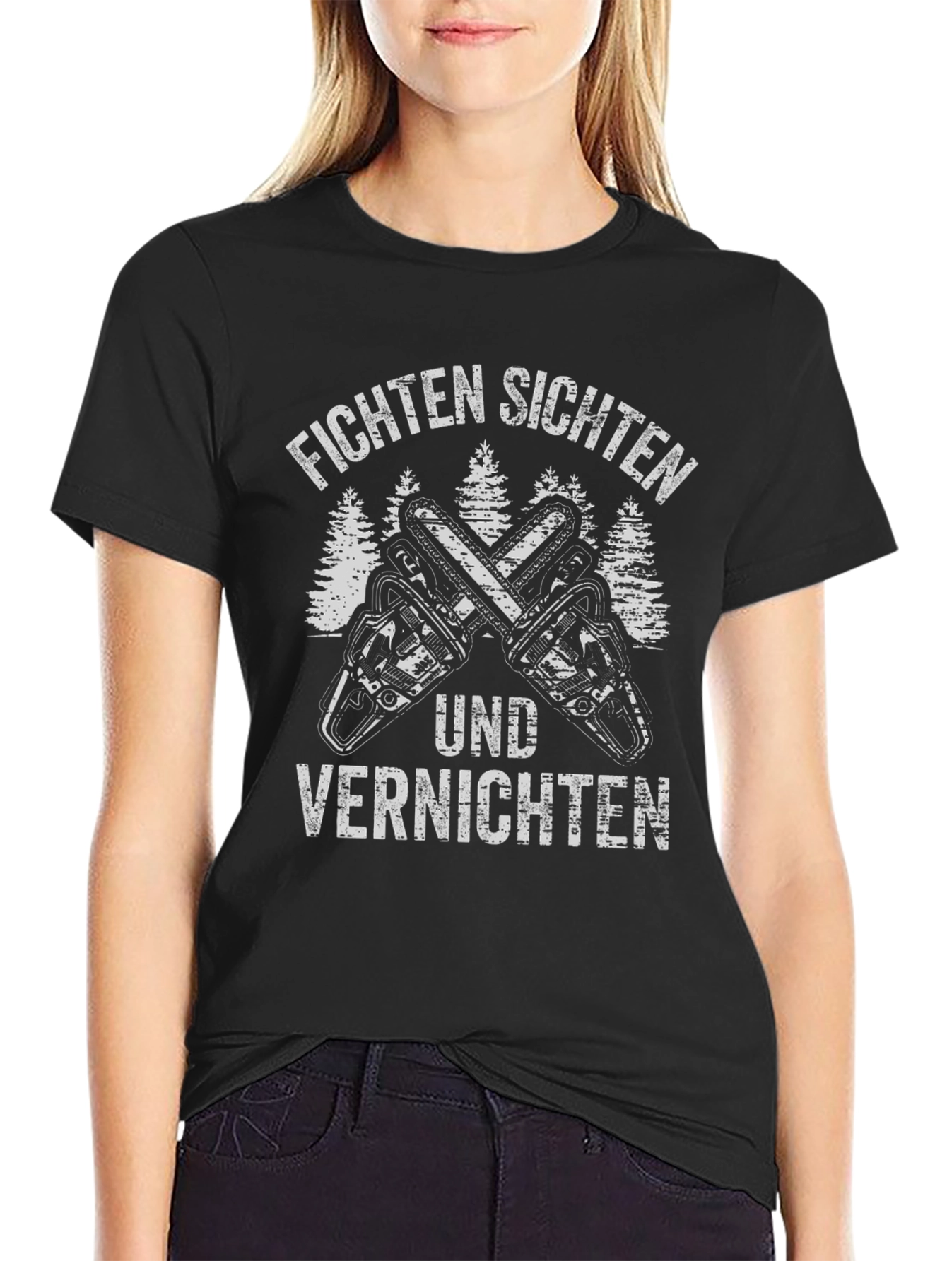 Fichten Sichten Chainsaw T-Shirt