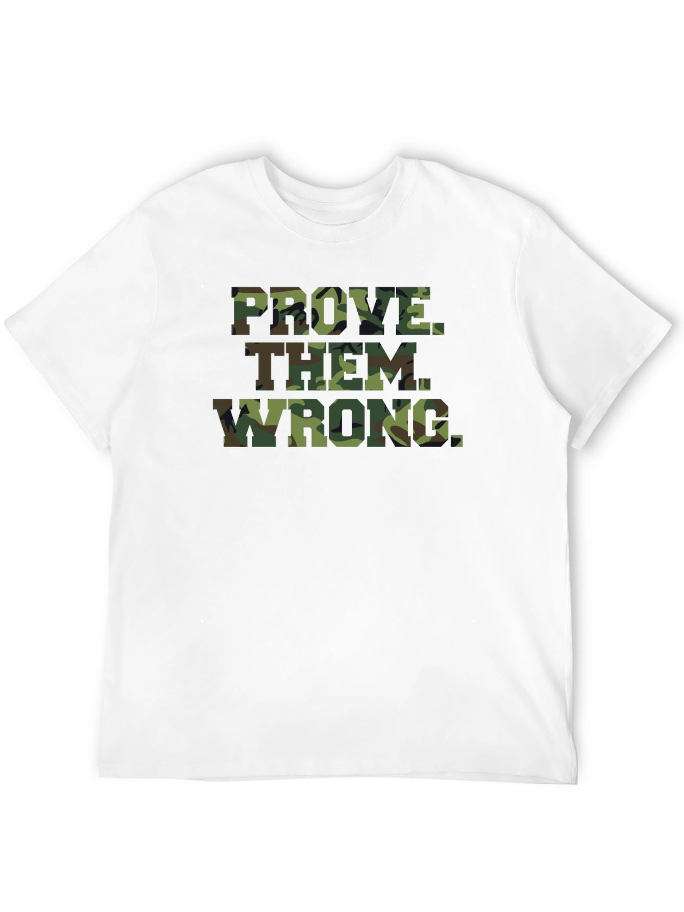 Prove Them Wrong Camo Graphic Tee