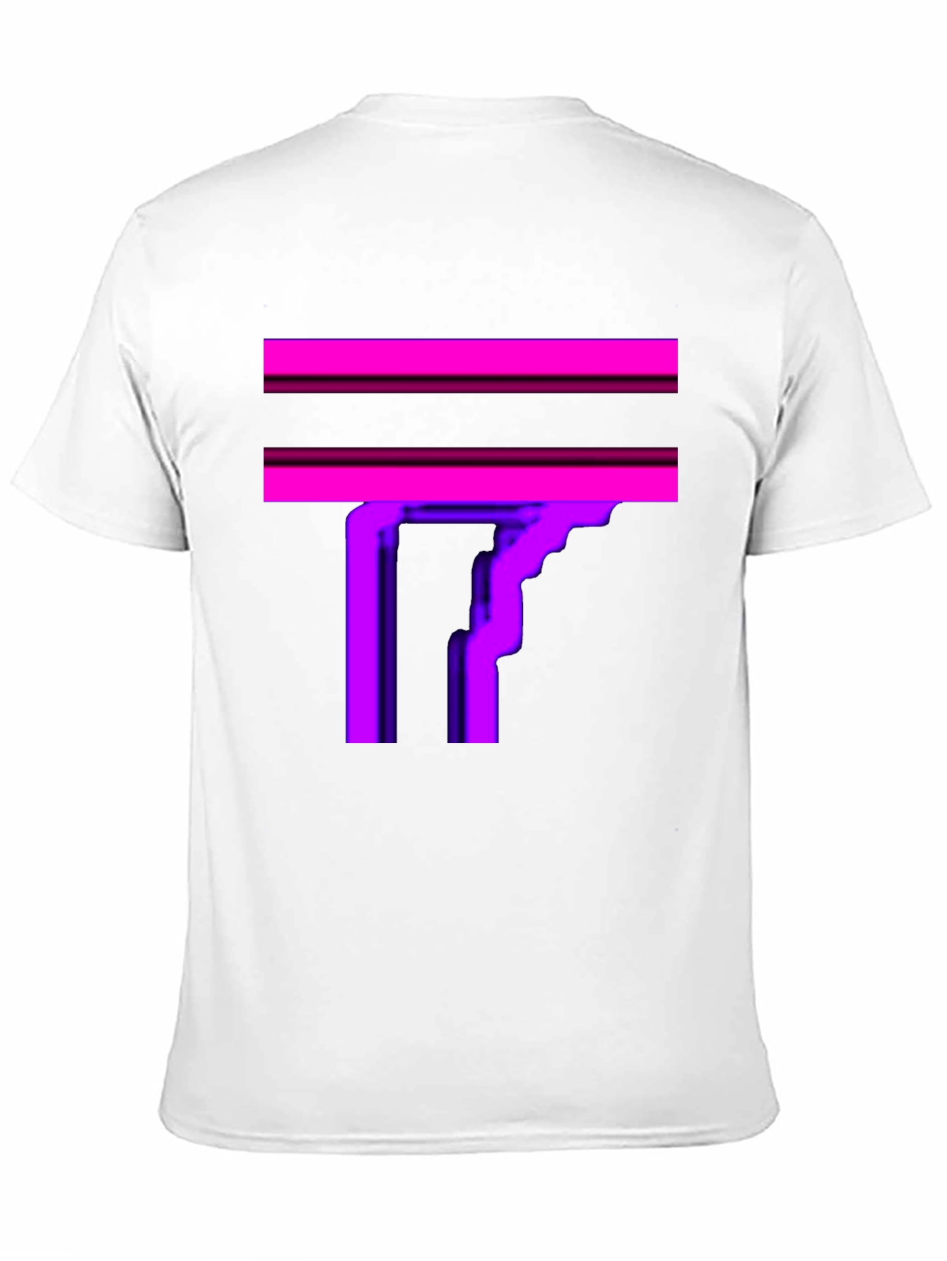 Abstract Geometric Graphic Print Black T-Shirt