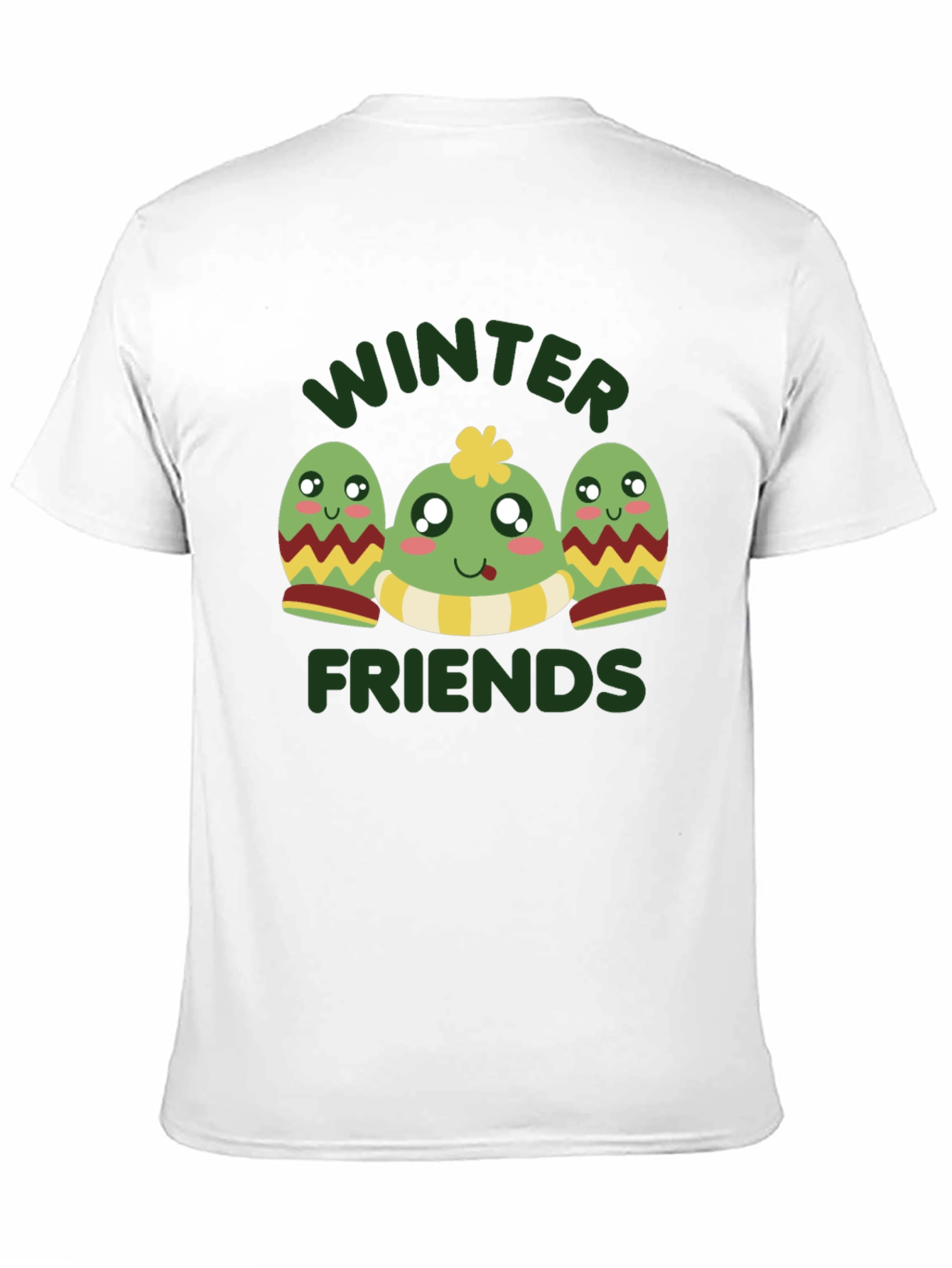 Winter Friends Graphic Tee - Black