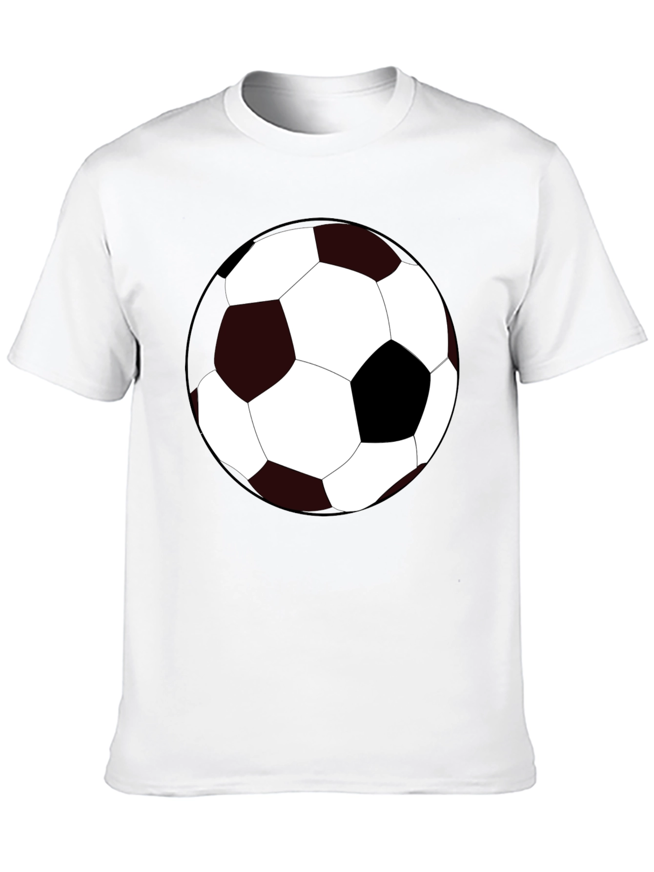 Soccer Ball Graphic Tee - Black