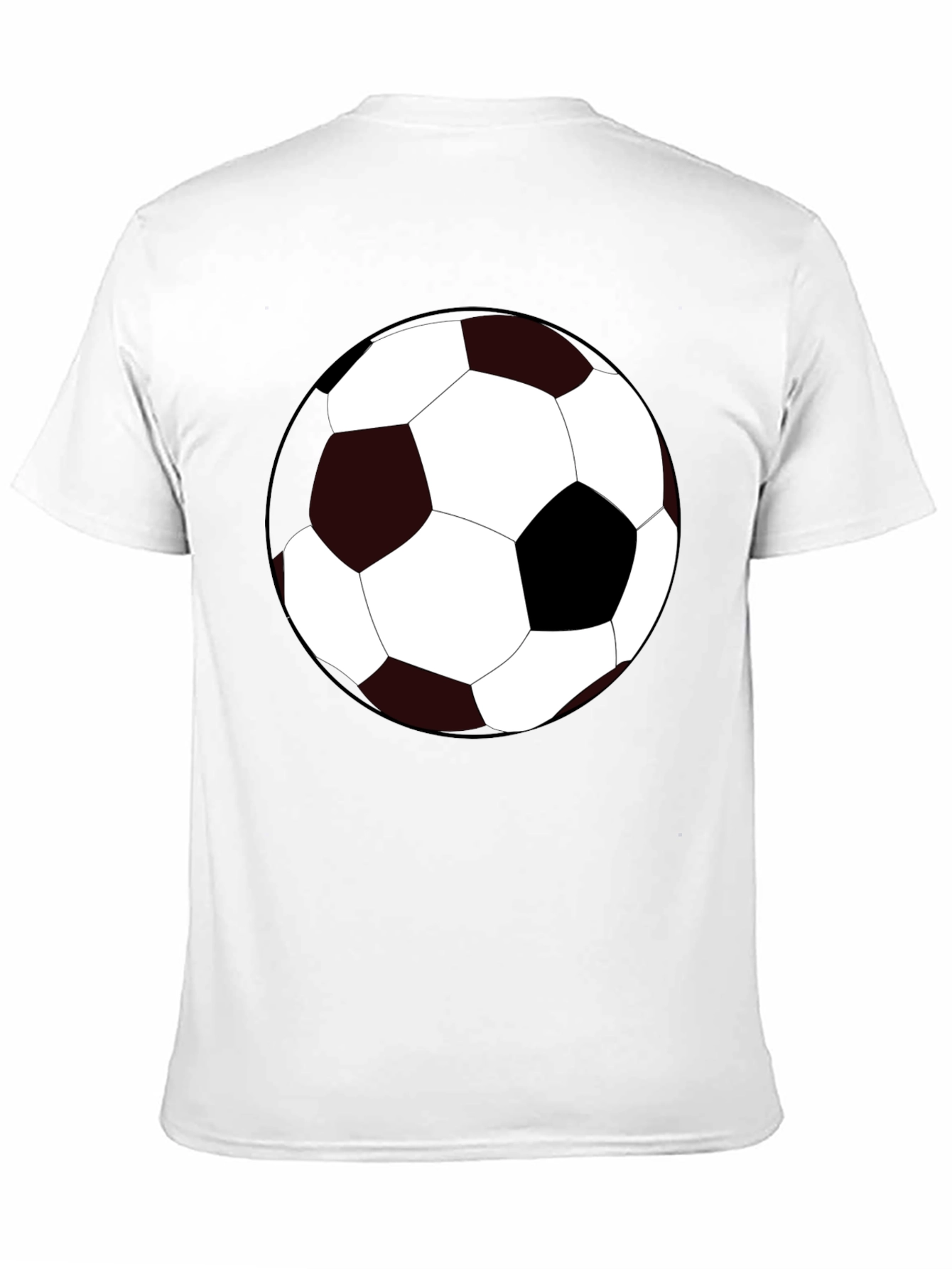 Soccer Ball Graphic Tee - Black