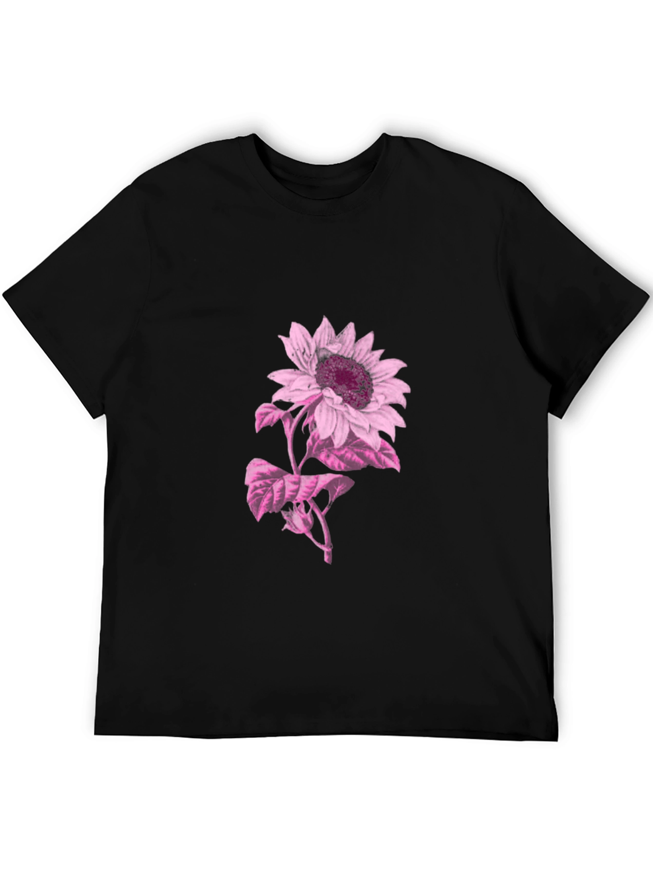 Black Sunflower Graphic Tee