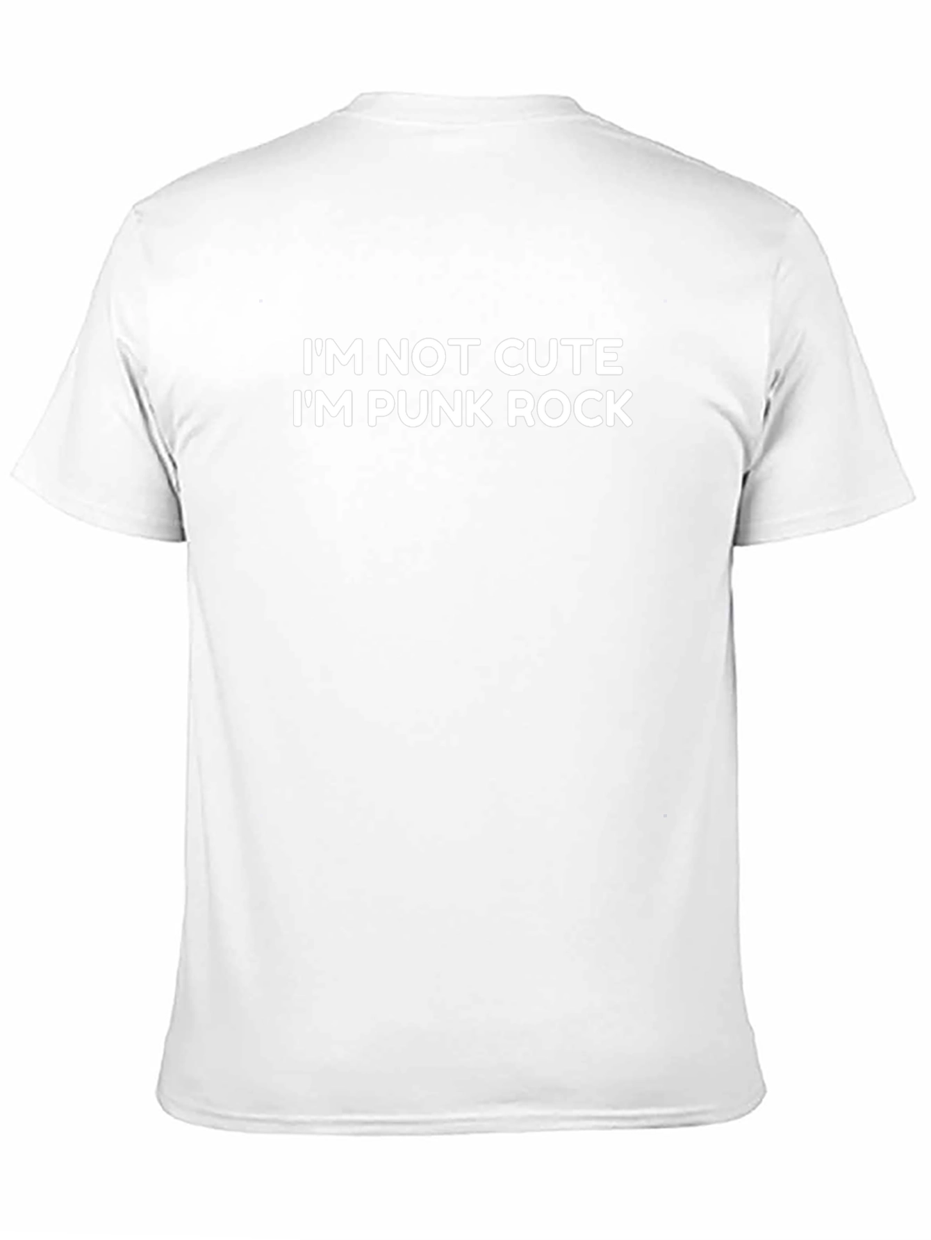 Im Not Cute Im Punk Rock Graphic T-Shirt