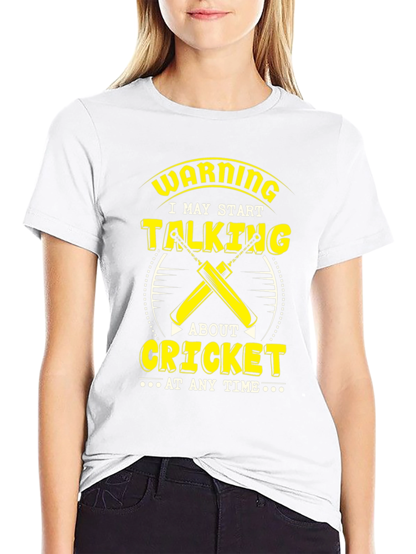 Warning Cricket T-Shirt