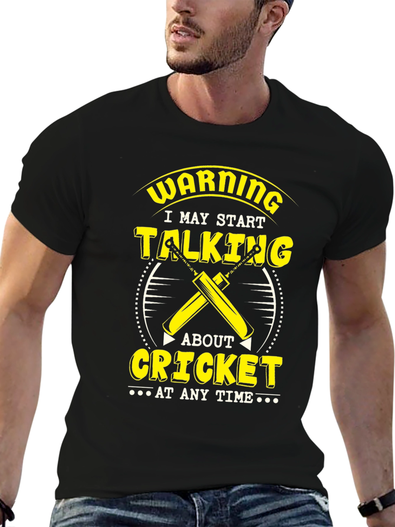 Warning Cricket T-Shirt