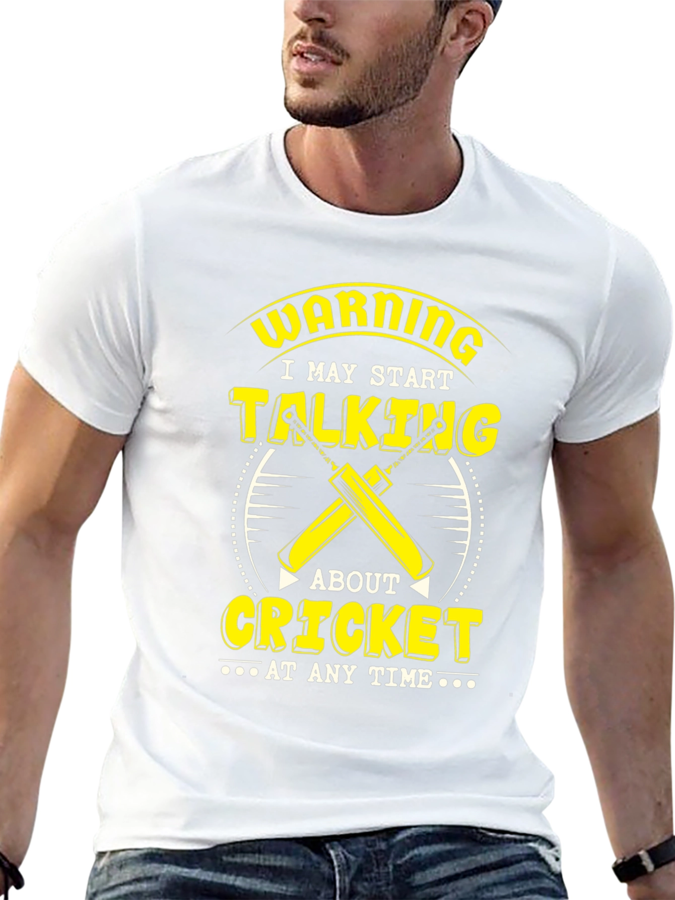 Warning Cricket T-Shirt